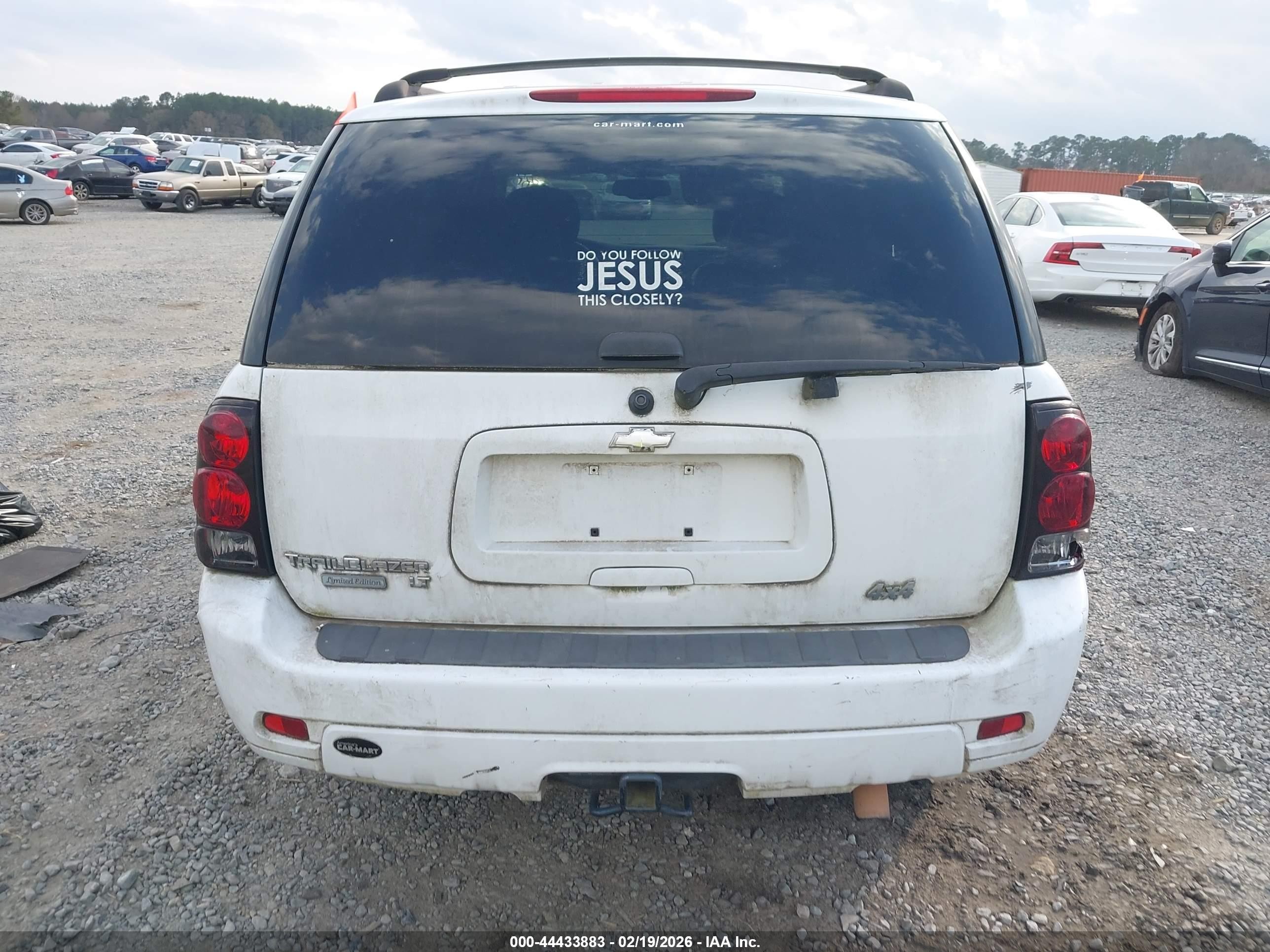 2008 Chevrolet Trailblazer Lt White vin: 1GNDT13S082220984