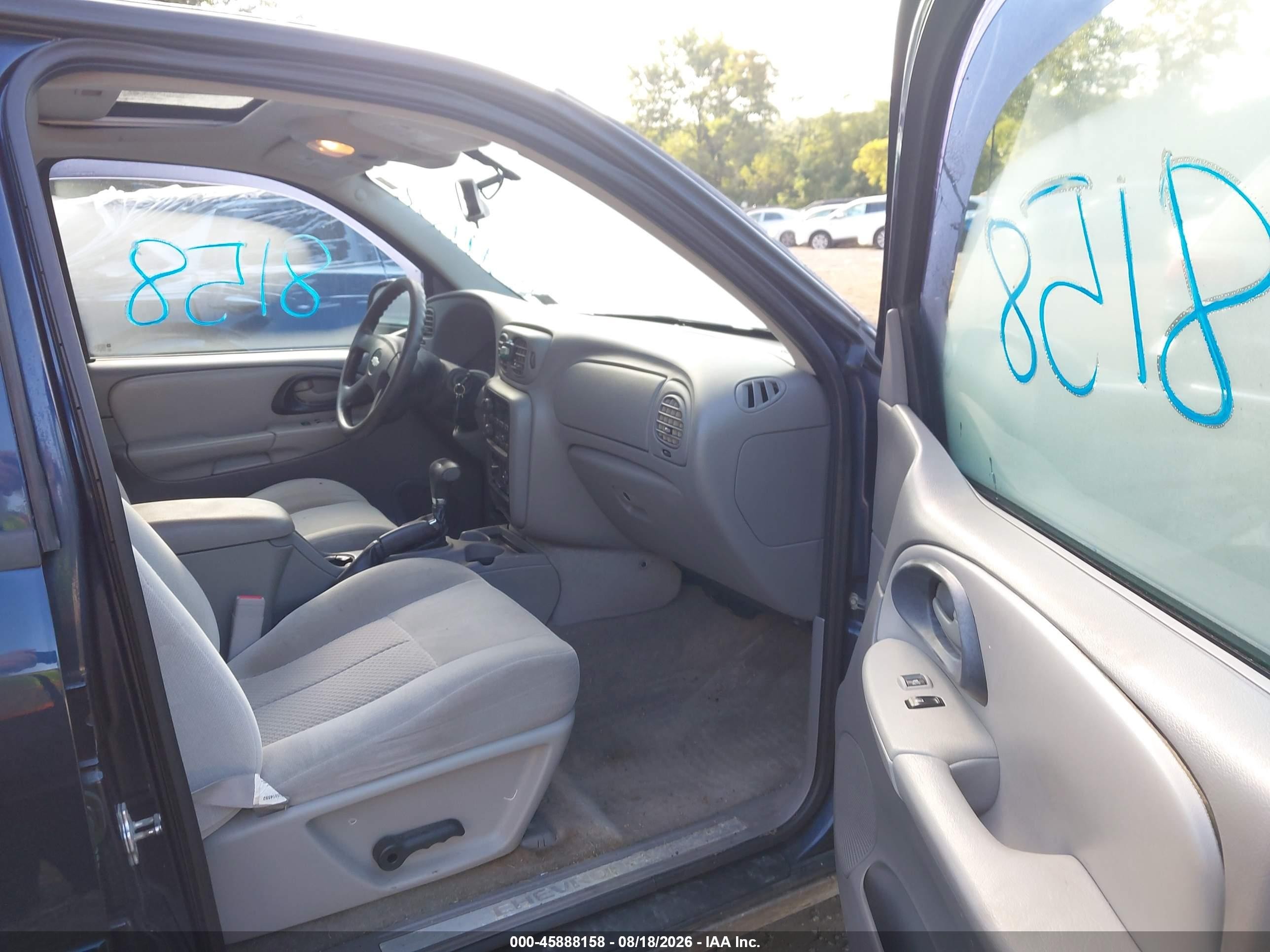 2008 Chevrolet Trailblazer Lt Navy vin: 1GNDT13S082225621