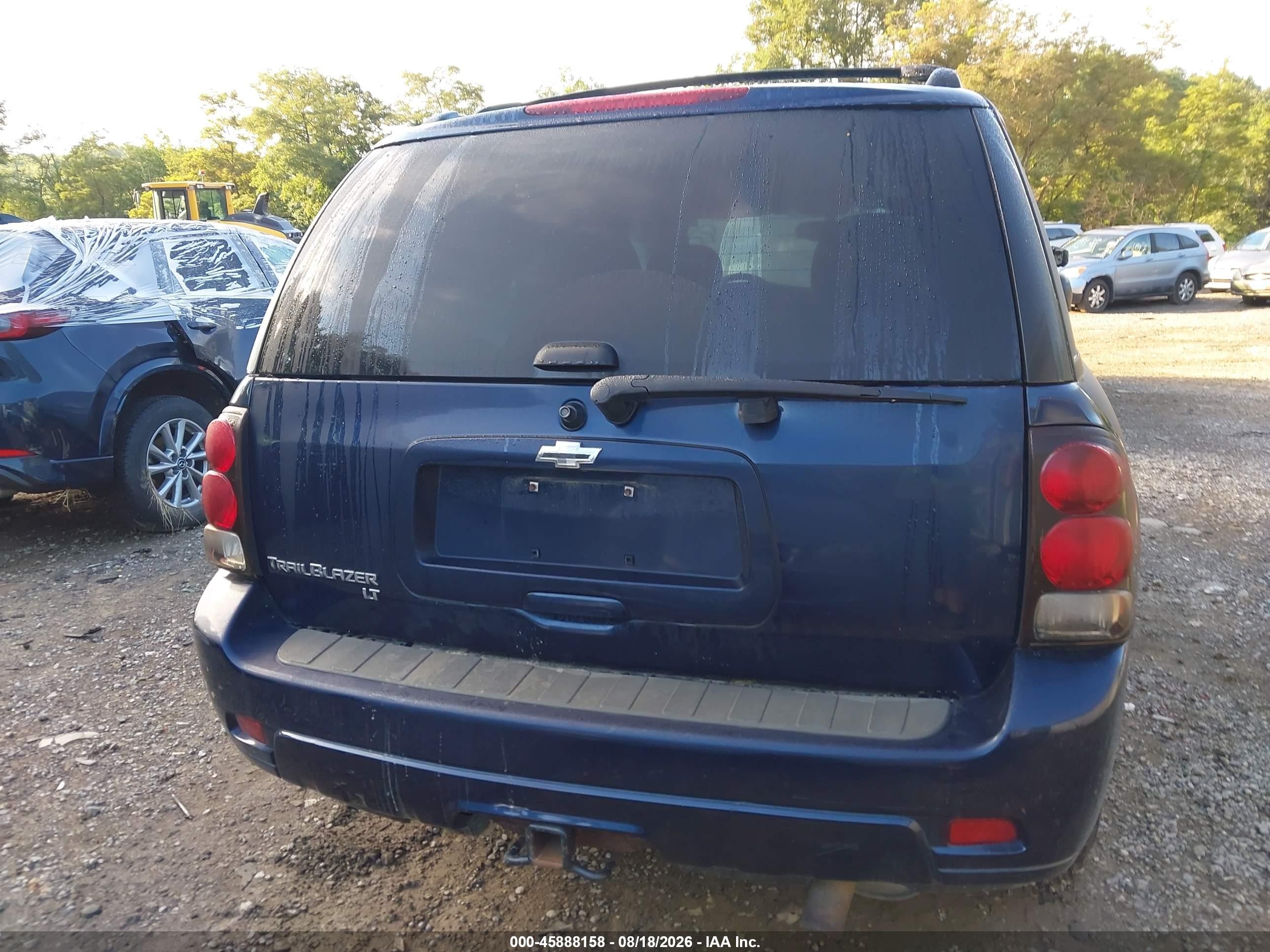 2008 Chevrolet Trailblazer Lt Navy vin: 1GNDT13S082225621