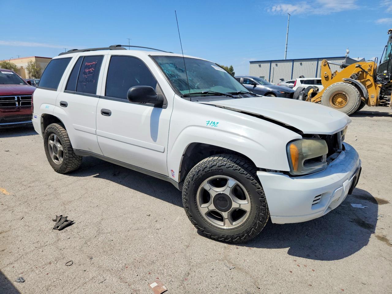 2008 Chevrolet Trailblazer Ls White vin: 1GNDT13S082259963