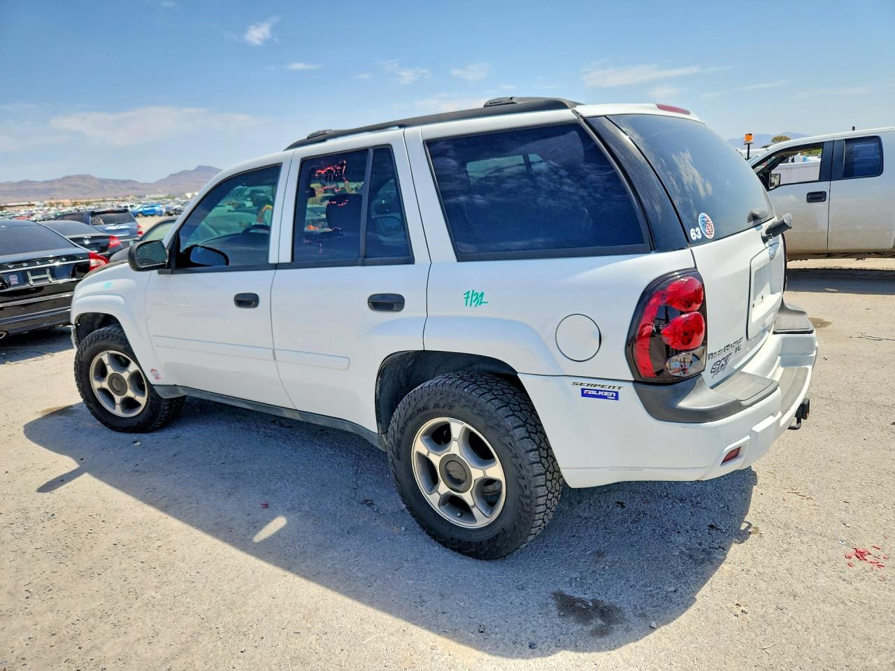 2008 Chevrolet Trailblazer Ls White vin: 1GNDT13S082259963