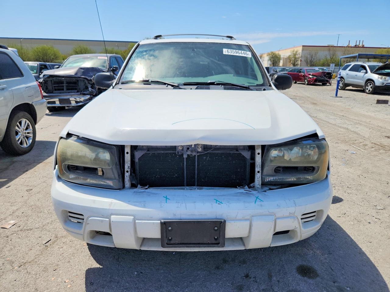 2008 Chevrolet Trailblazer Ls White vin: 1GNDT13S082259963