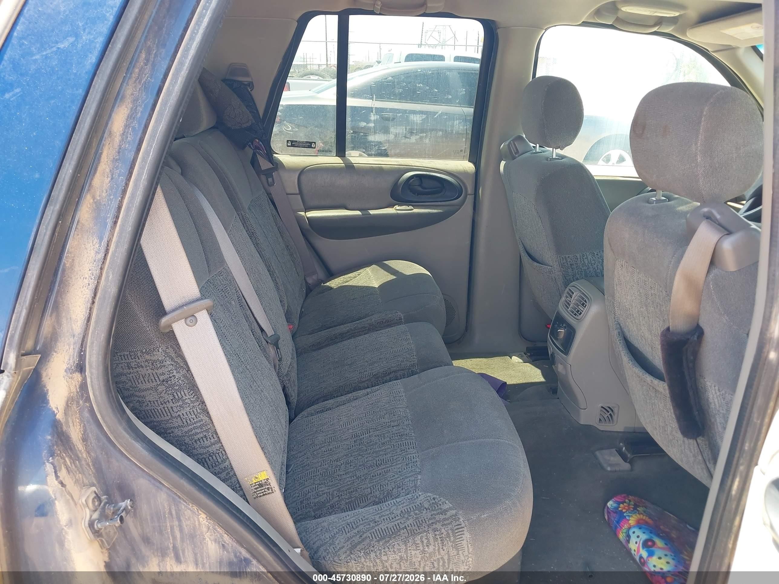 2002 Chevrolet Trailblazer Ls Dark Blue vin: 1GNDT13S122458947