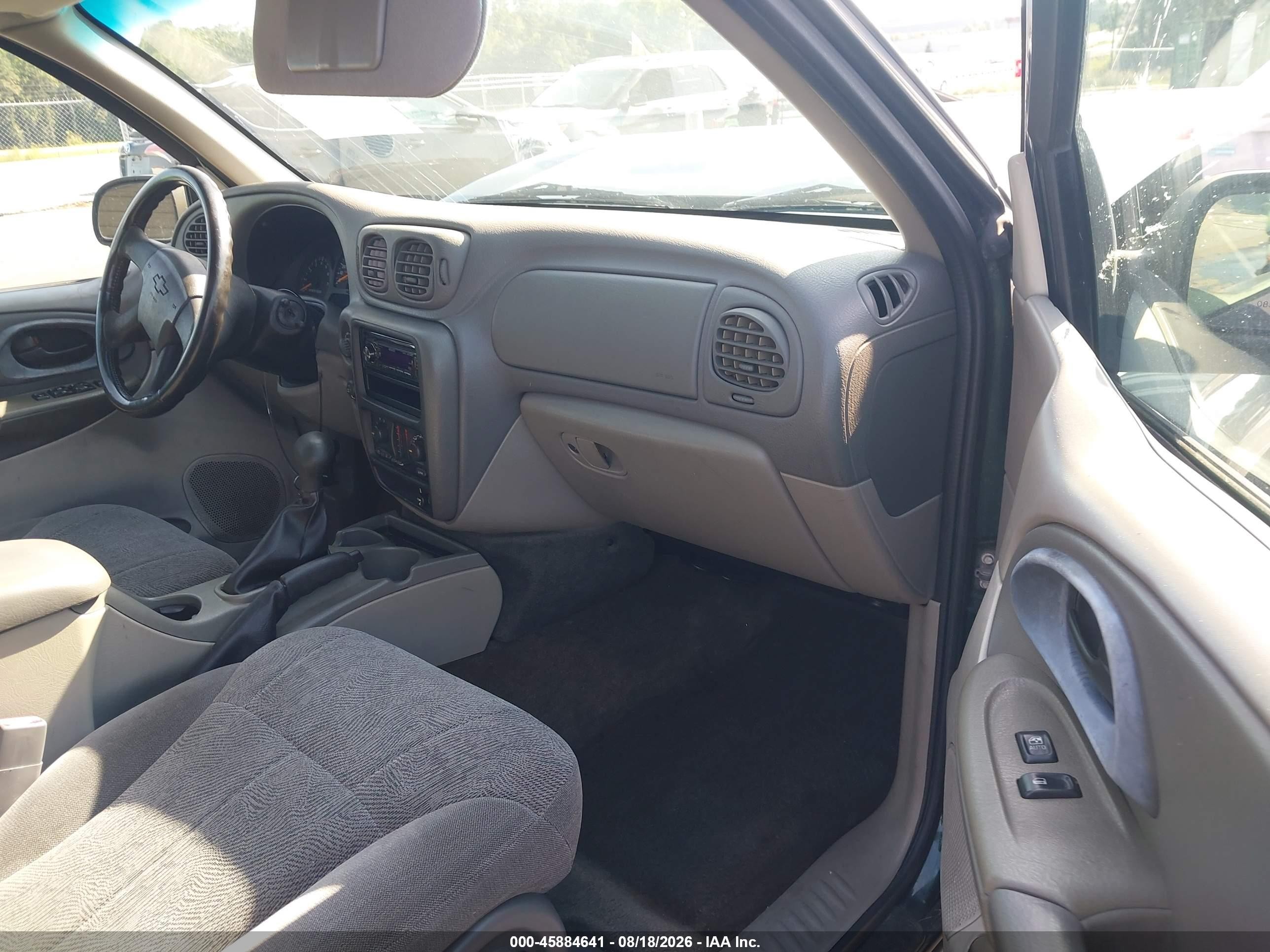 2003 Chevrolet Trailblazer Lt Green vin: 1GNDT13S132203894