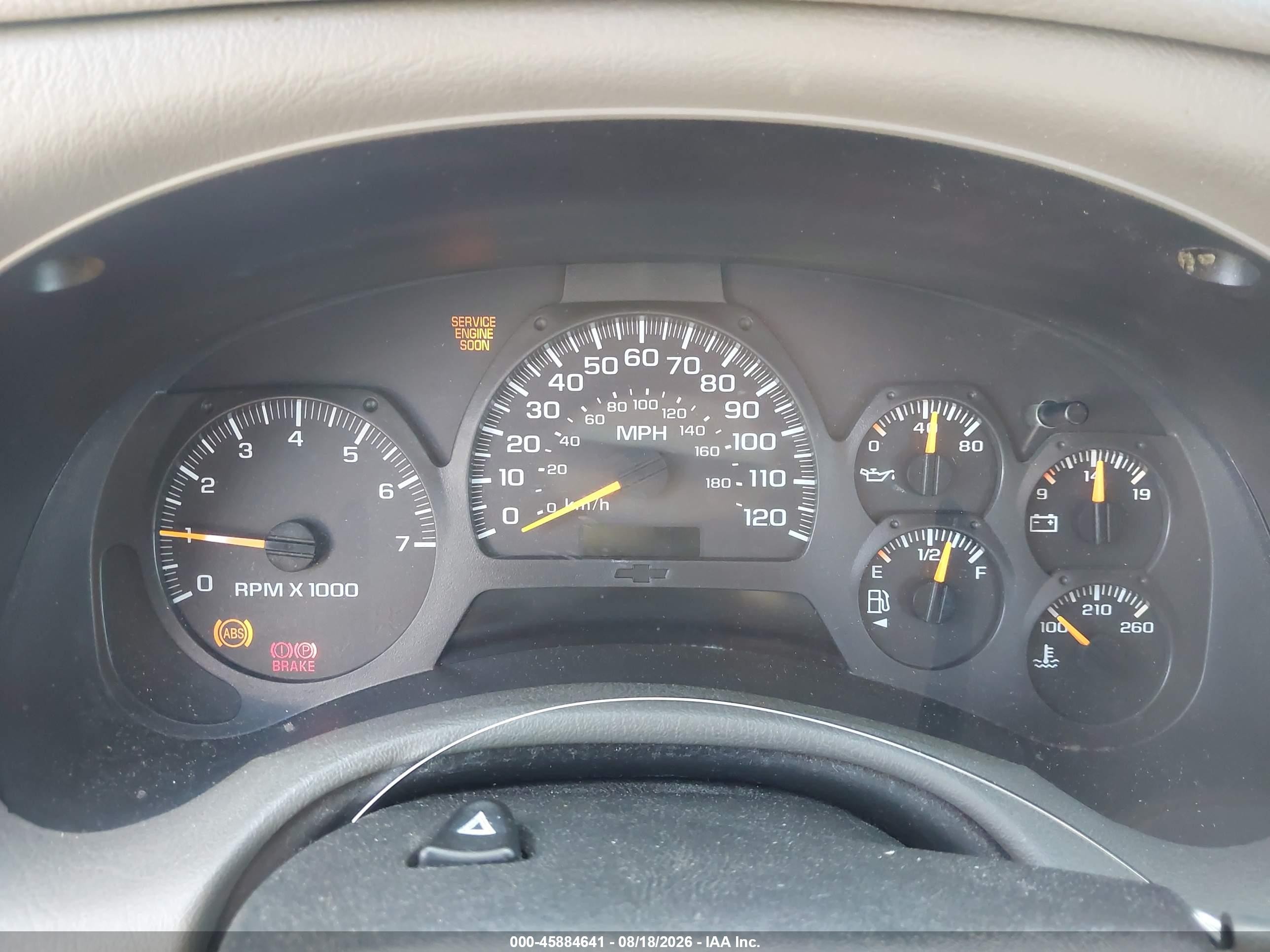 2003 Chevrolet Trailblazer Lt Green vin: 1GNDT13S132203894