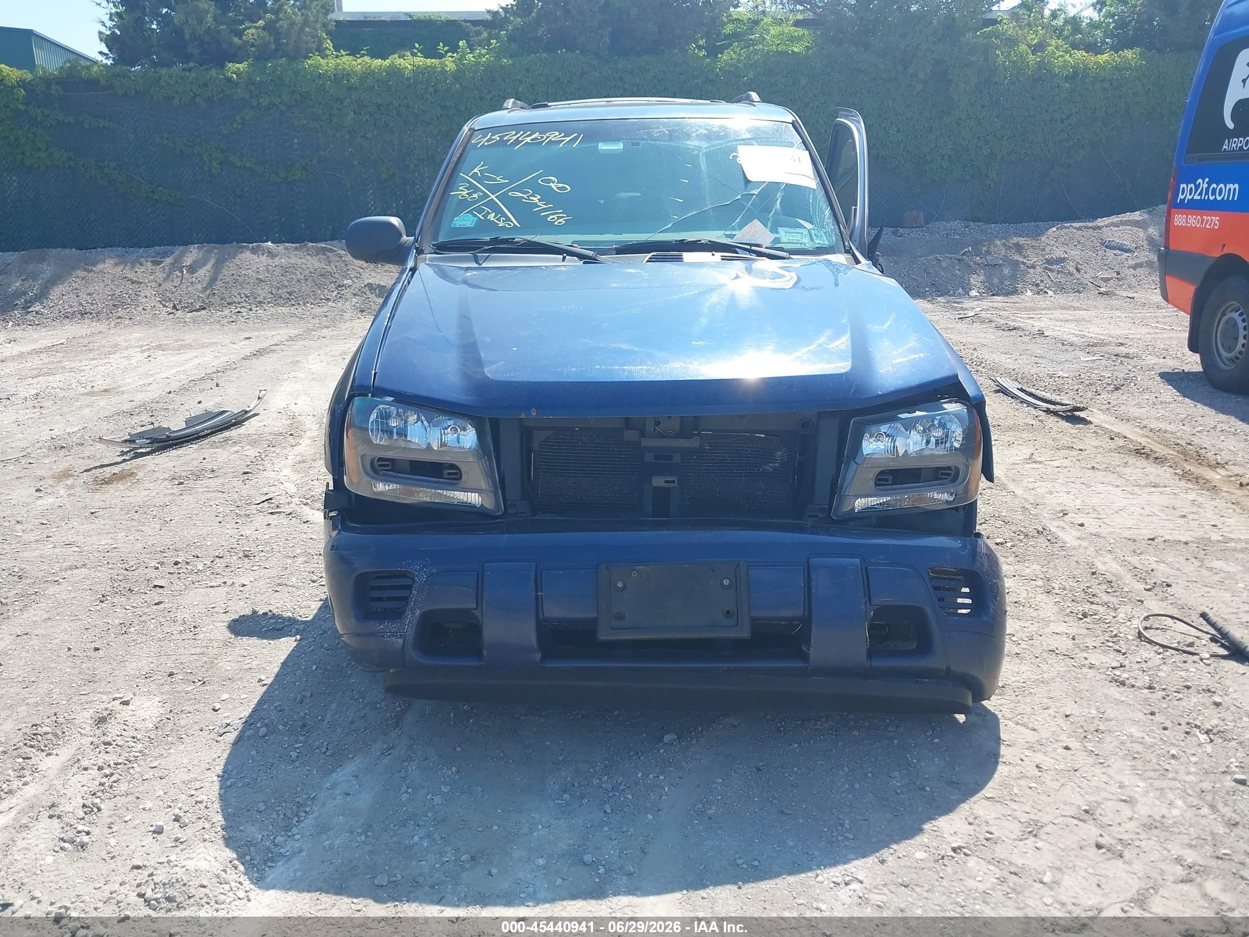 2003 Chevrolet Trailblazer Ls Синий vin: 1GNDT13S132257440