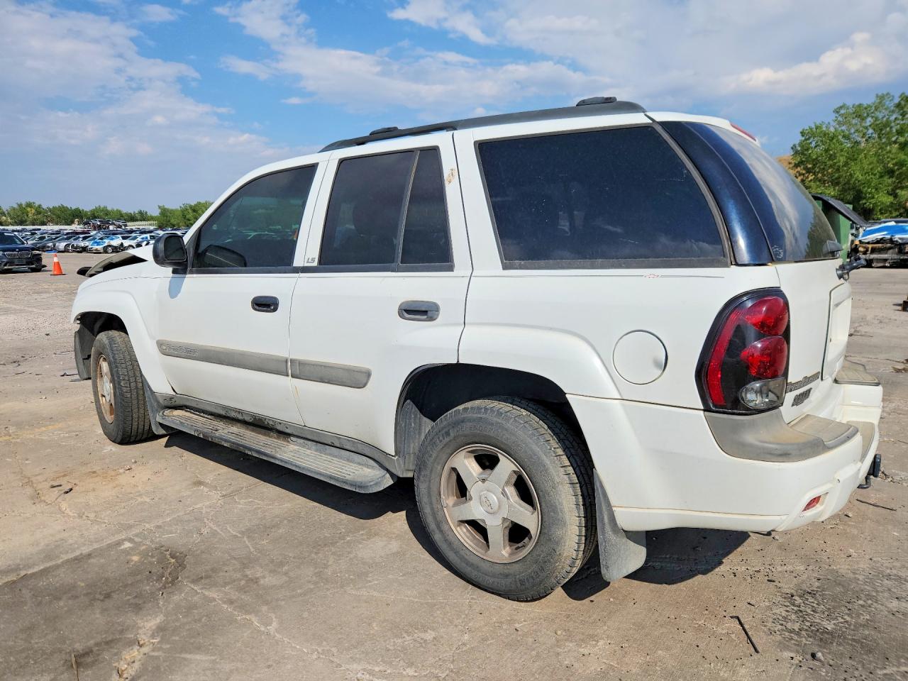 2004 Chevrolet Trailblazer Ls White vin: 1GNDT13S142123139