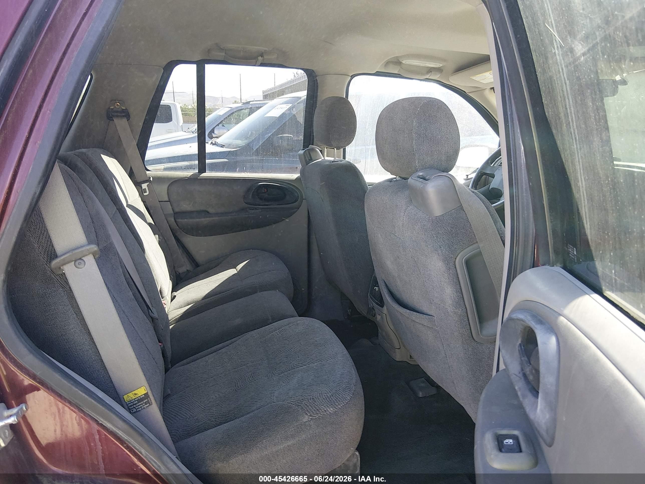 2004 Chevrolet Trailblazer Ls Red vin: 1GNDT13S142370712