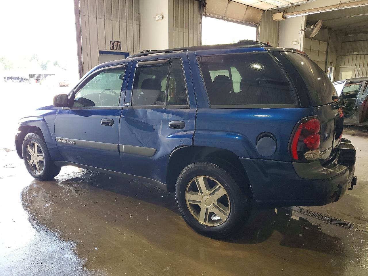 2004 Chevrolet Trailblazer Ls Blue vin: 1GNDT13S142440385
