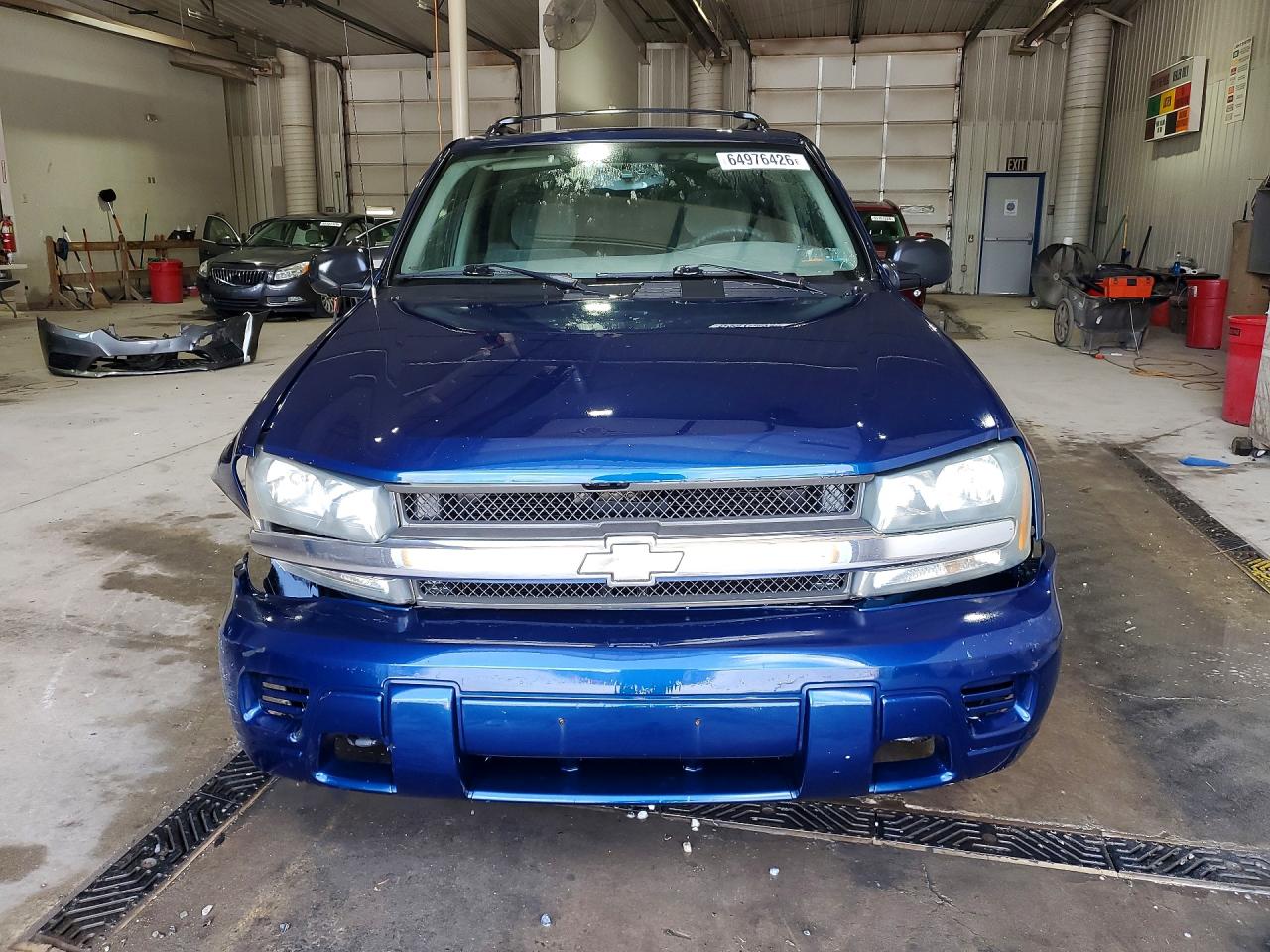 2004 Chevrolet Trailblazer Ls Blue vin: 1GNDT13S142440385