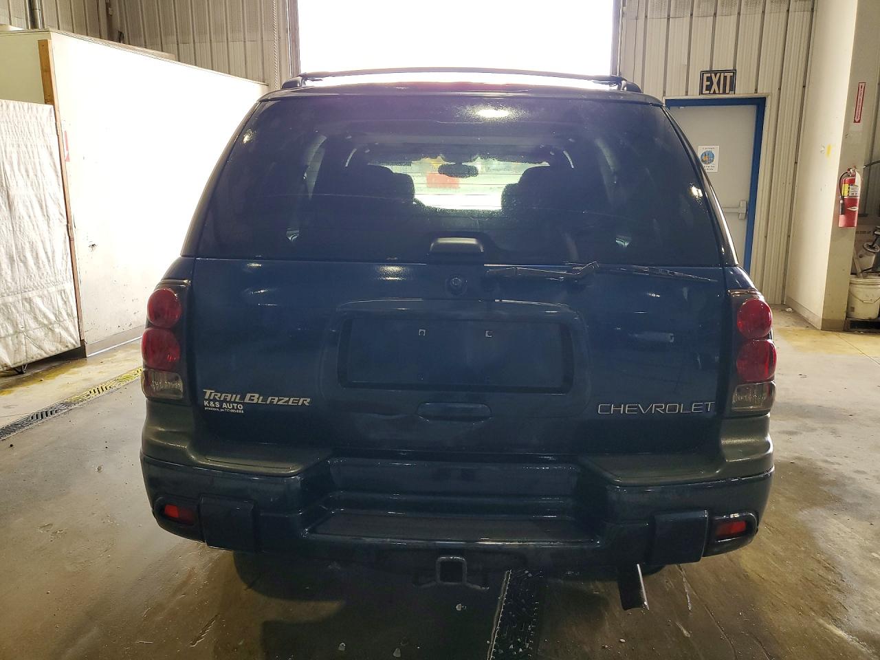2004 Chevrolet Trailblazer Ls Blue vin: 1GNDT13S142440385