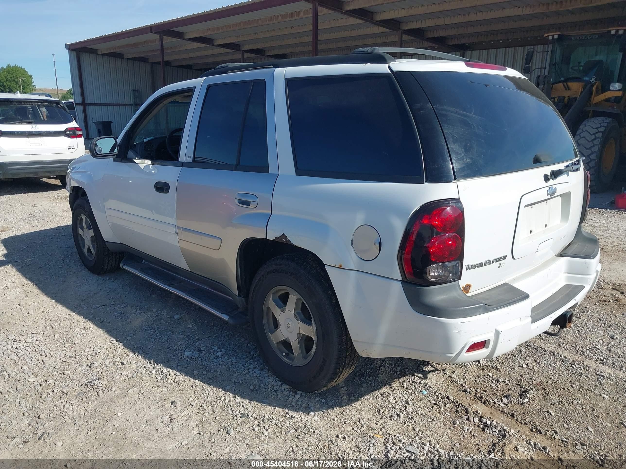 2006 Chevrolet Trailblazer Ls Белый vin: 1GNDT13S162141112