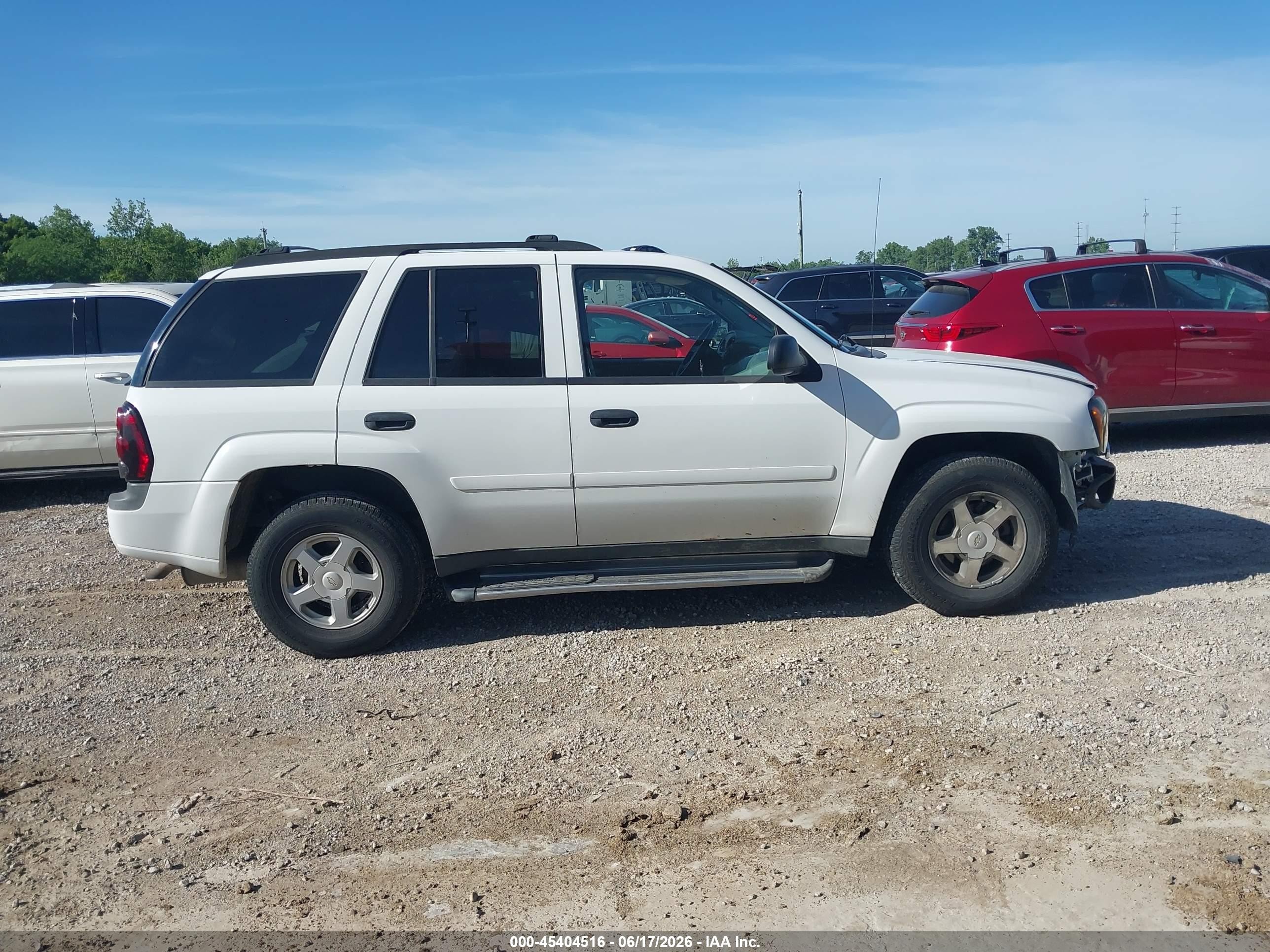 2006 Chevrolet Trailblazer Ls Белый vin: 1GNDT13S162141112