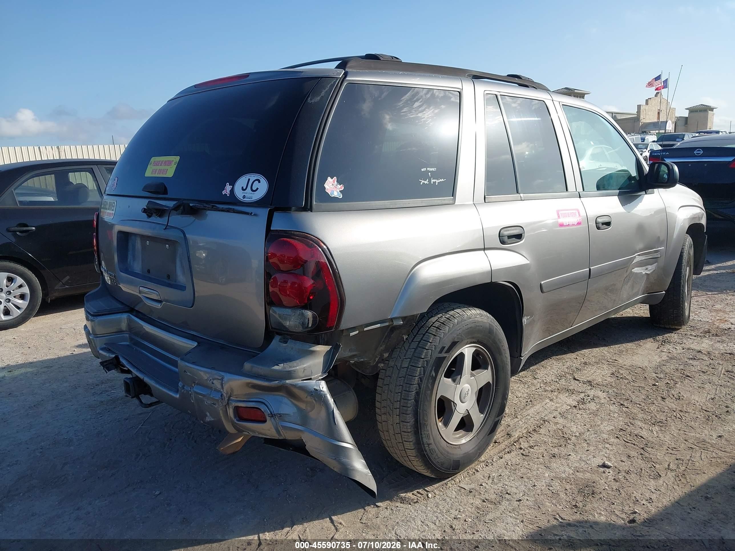 2006 Chevrolet Trailblazer Ls Silver vin: 1GNDT13S162144351