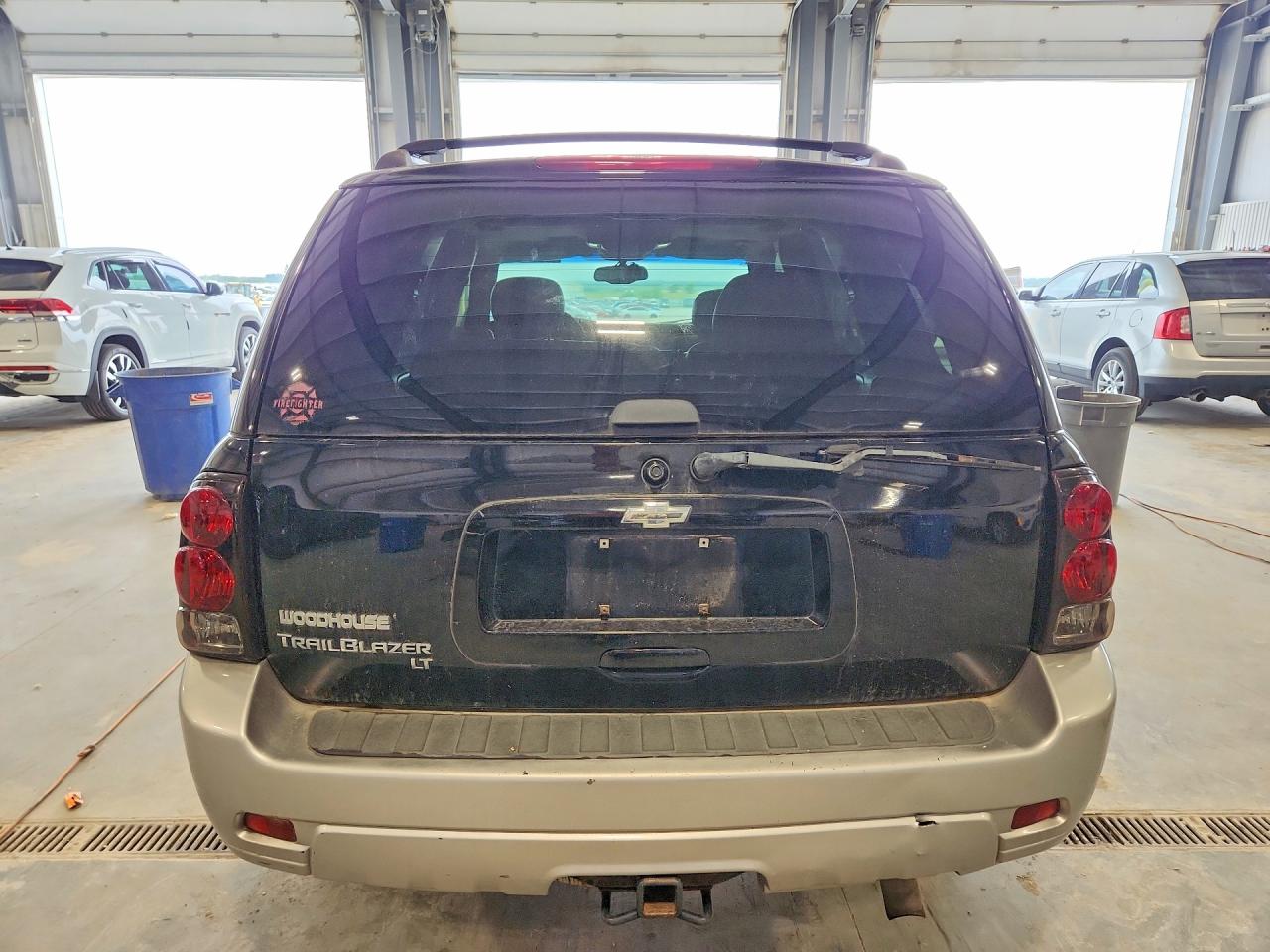 2006 Chevrolet Trailblazer Ls Black vin: 1GNDT13S162144642