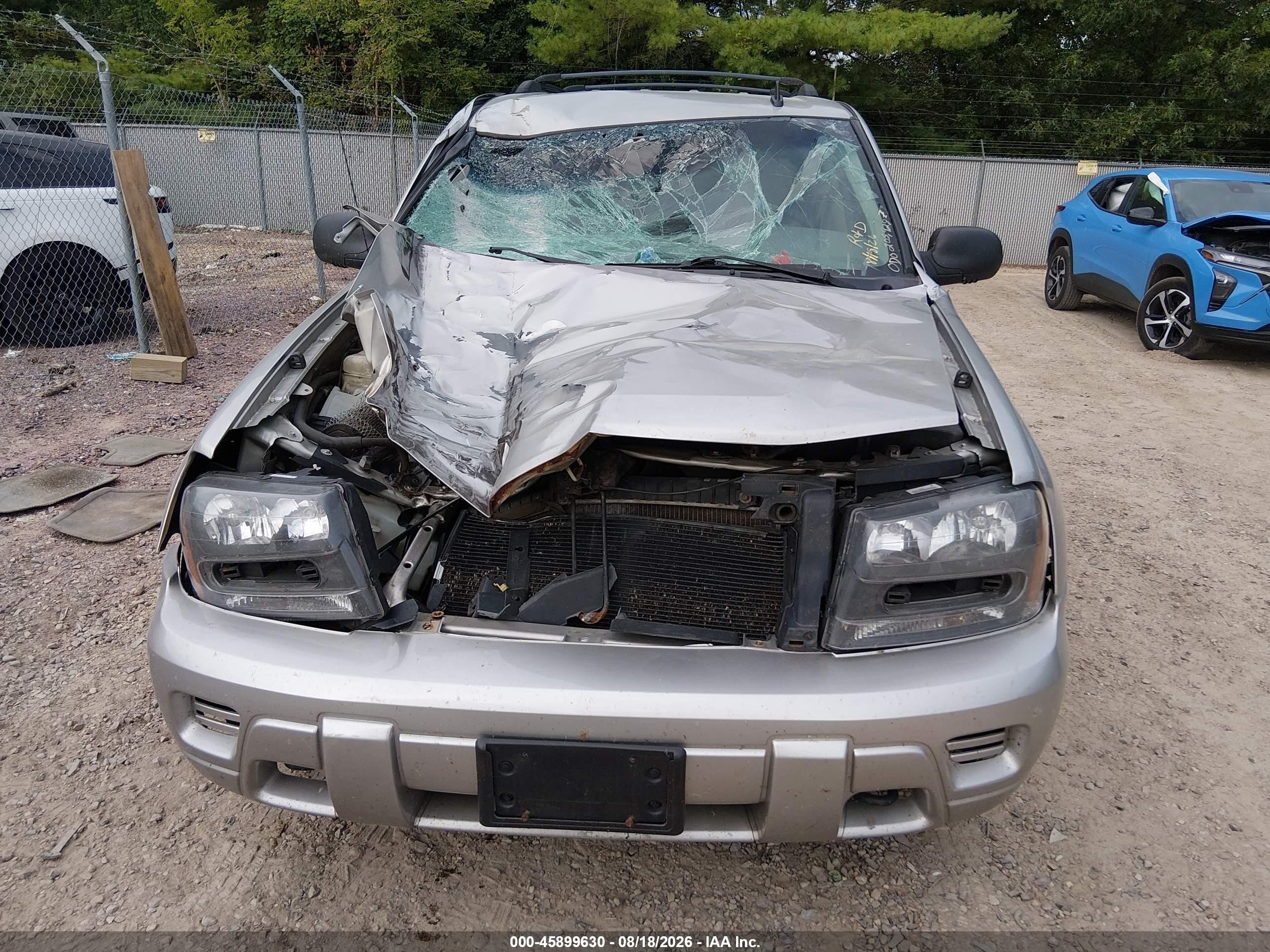 2006 Chevrolet Trailblazer Ls Серебряный vin: 1GNDT13S162166642