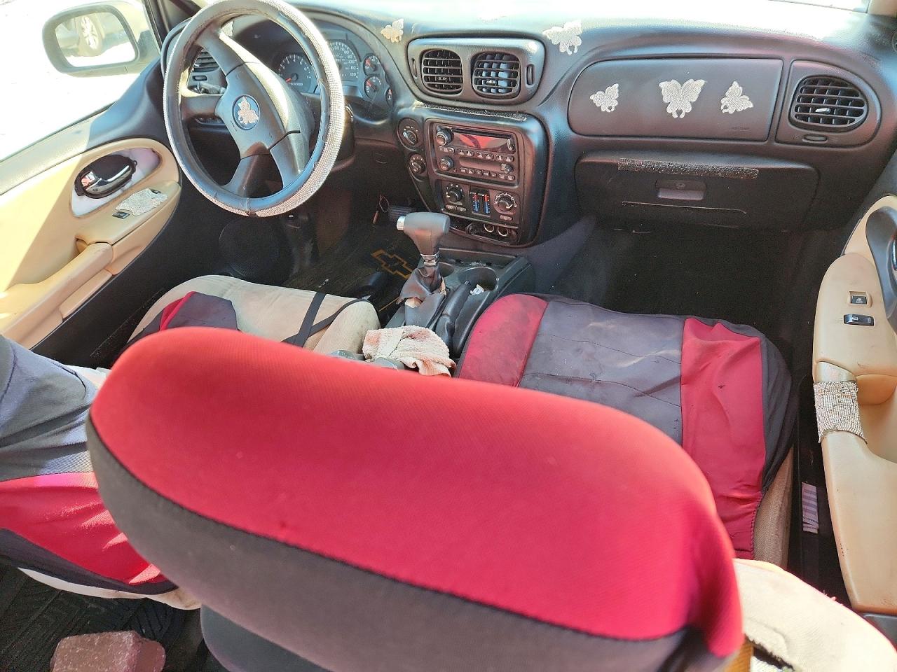 2006 Chevrolet Trailblazer Ls Burgundy vin: 1GNDT13S162185028