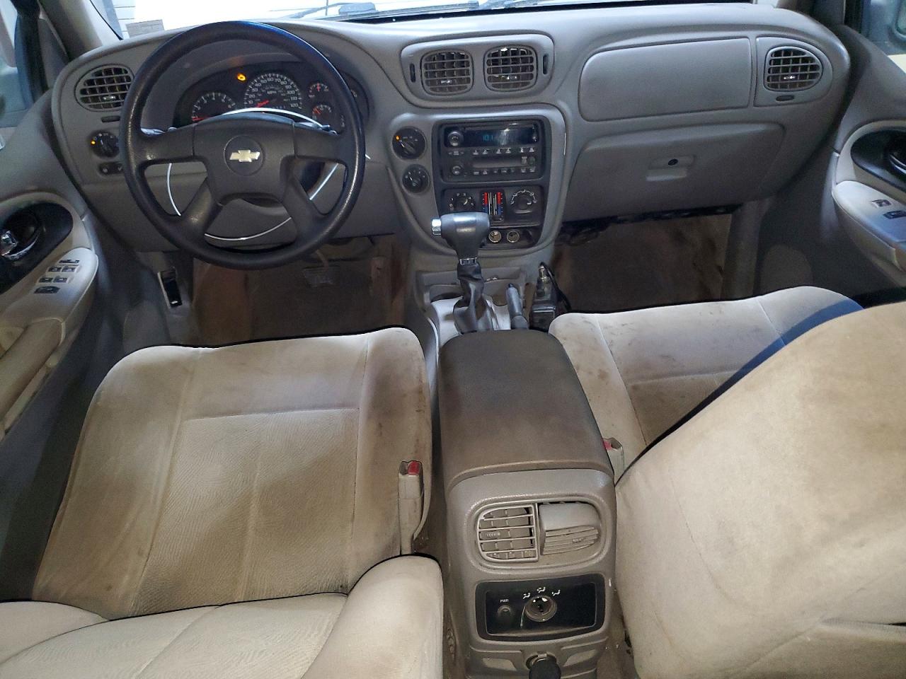 2006 Chevrolet Trailblazer Ls White vin: 1GNDT13S162194067