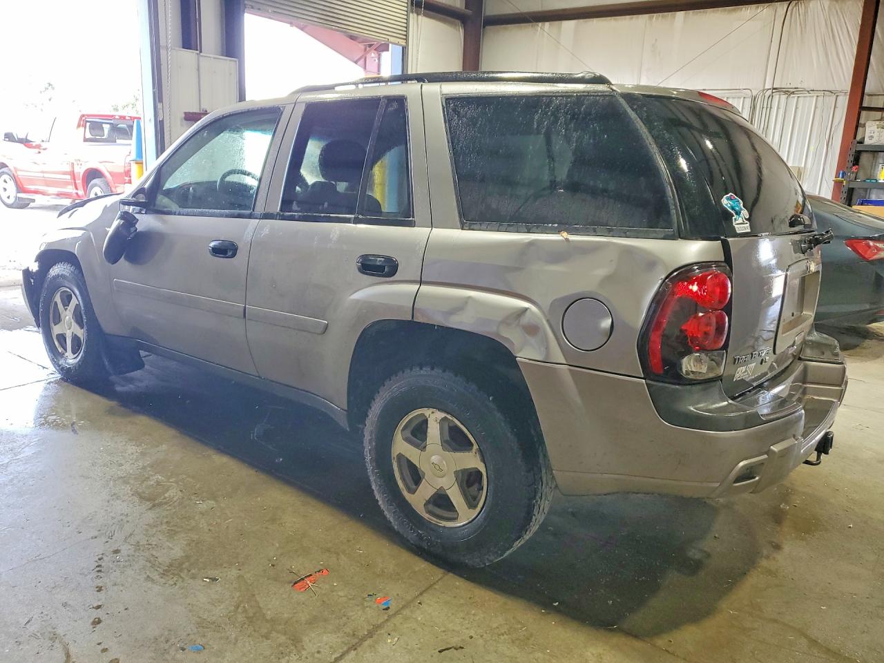 2006 Chevrolet Trailblazer Ls Gray vin: 1GNDT13S162240643