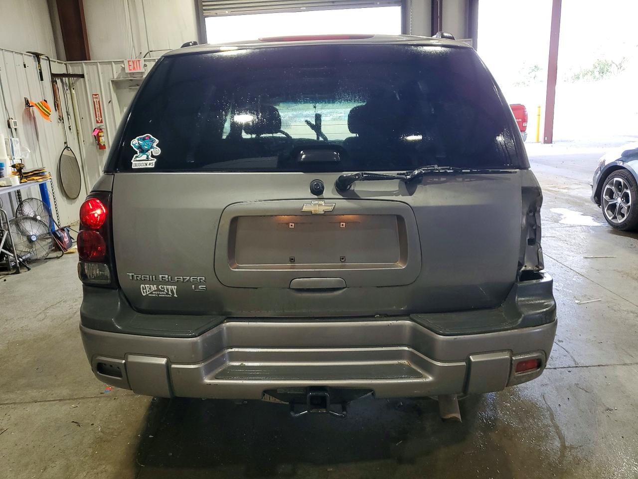 2006 Chevrolet Trailblazer Ls Gray vin: 1GNDT13S162240643