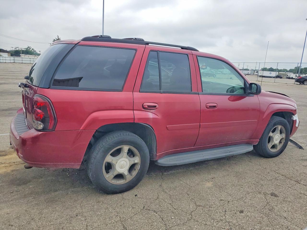 2006 Chevrolet Trailblazer Ls Maroon vin: 1GNDT13S162277157
