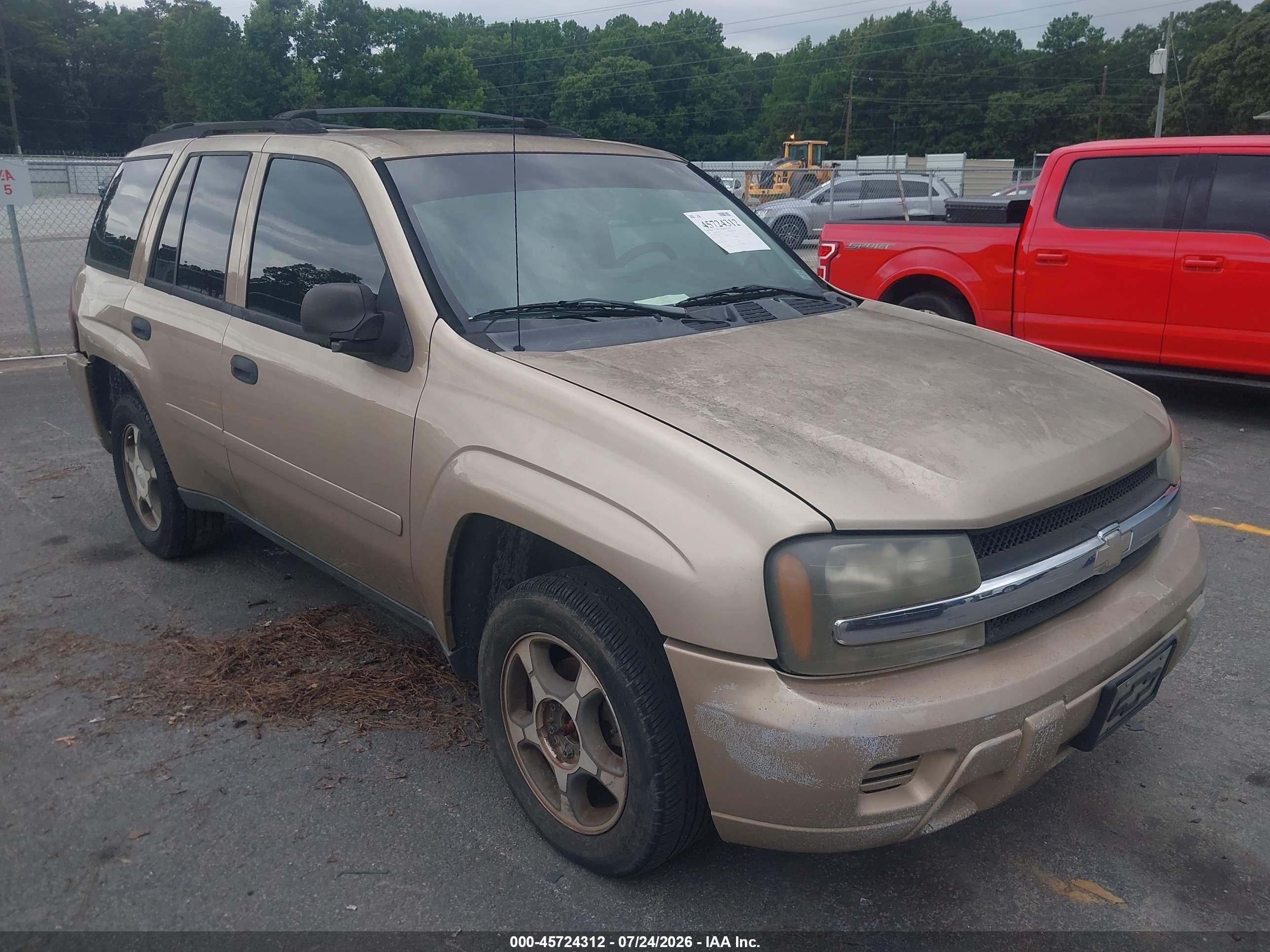 2006 Chevrolet Trailblazer Ls Gold vin: 1GNDT13S162333257