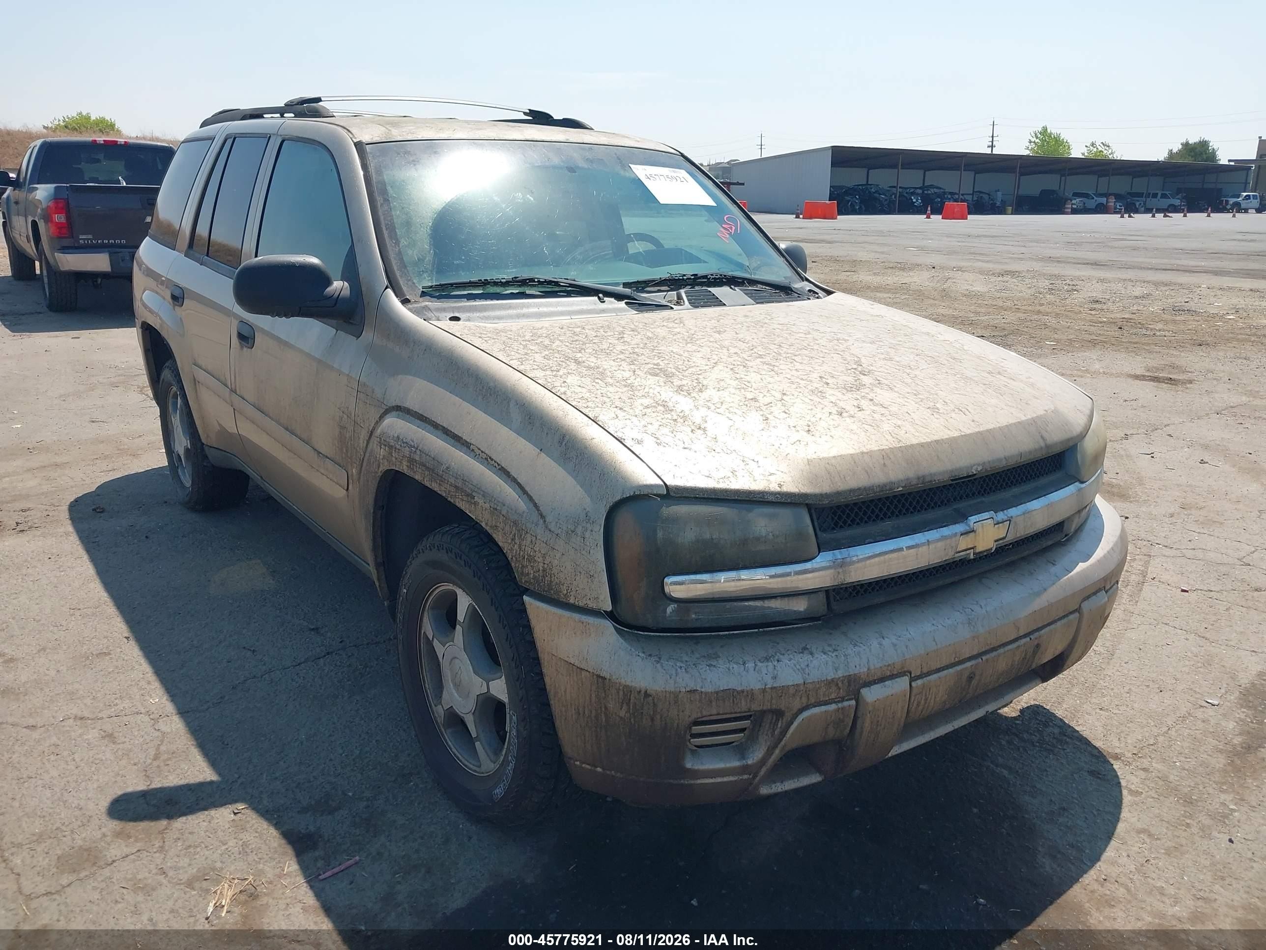 2006 Chevrolet Trailblazer Ls Gold vin: 1GNDT13S162358157