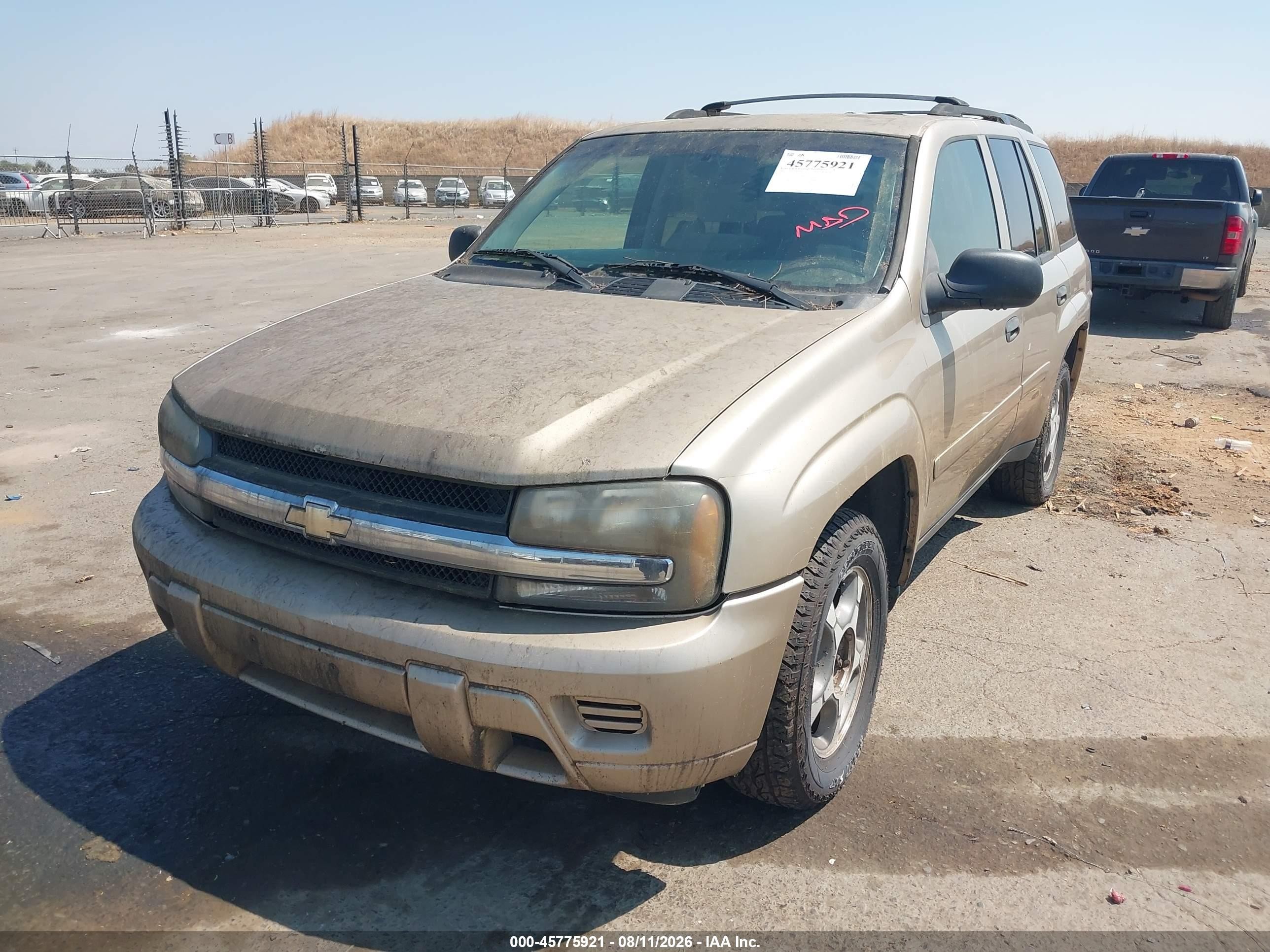 2006 Chevrolet Trailblazer Ls Gold vin: 1GNDT13S162358157