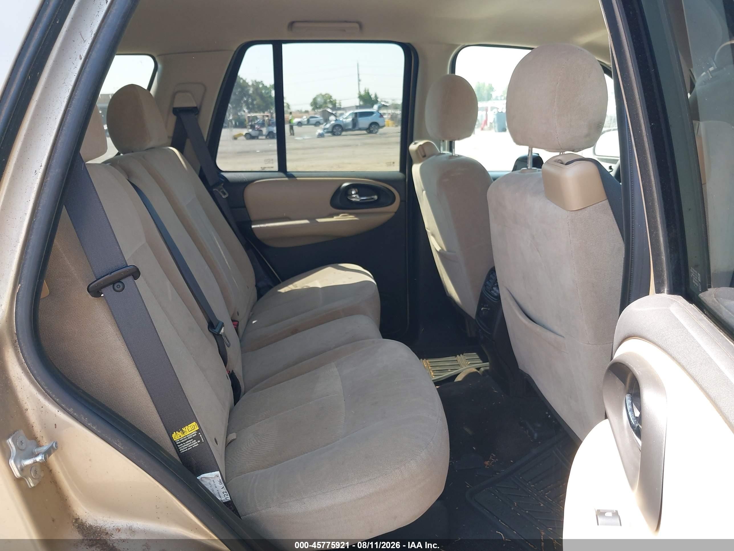 2006 Chevrolet Trailblazer Ls Gold vin: 1GNDT13S162358157
