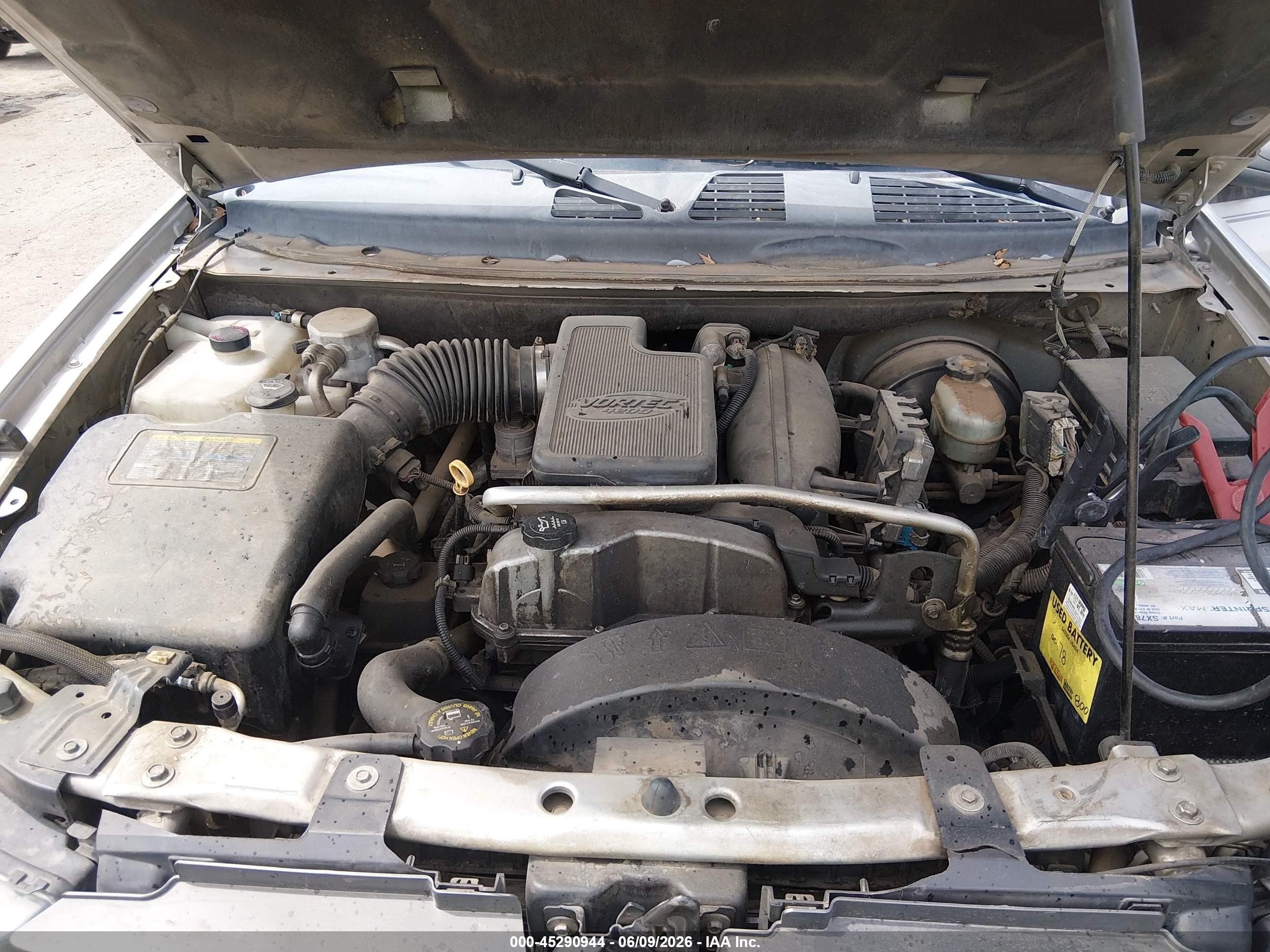 2007 Chevrolet Trailblazer Ls Gray vin: 1GNDT13S172160289