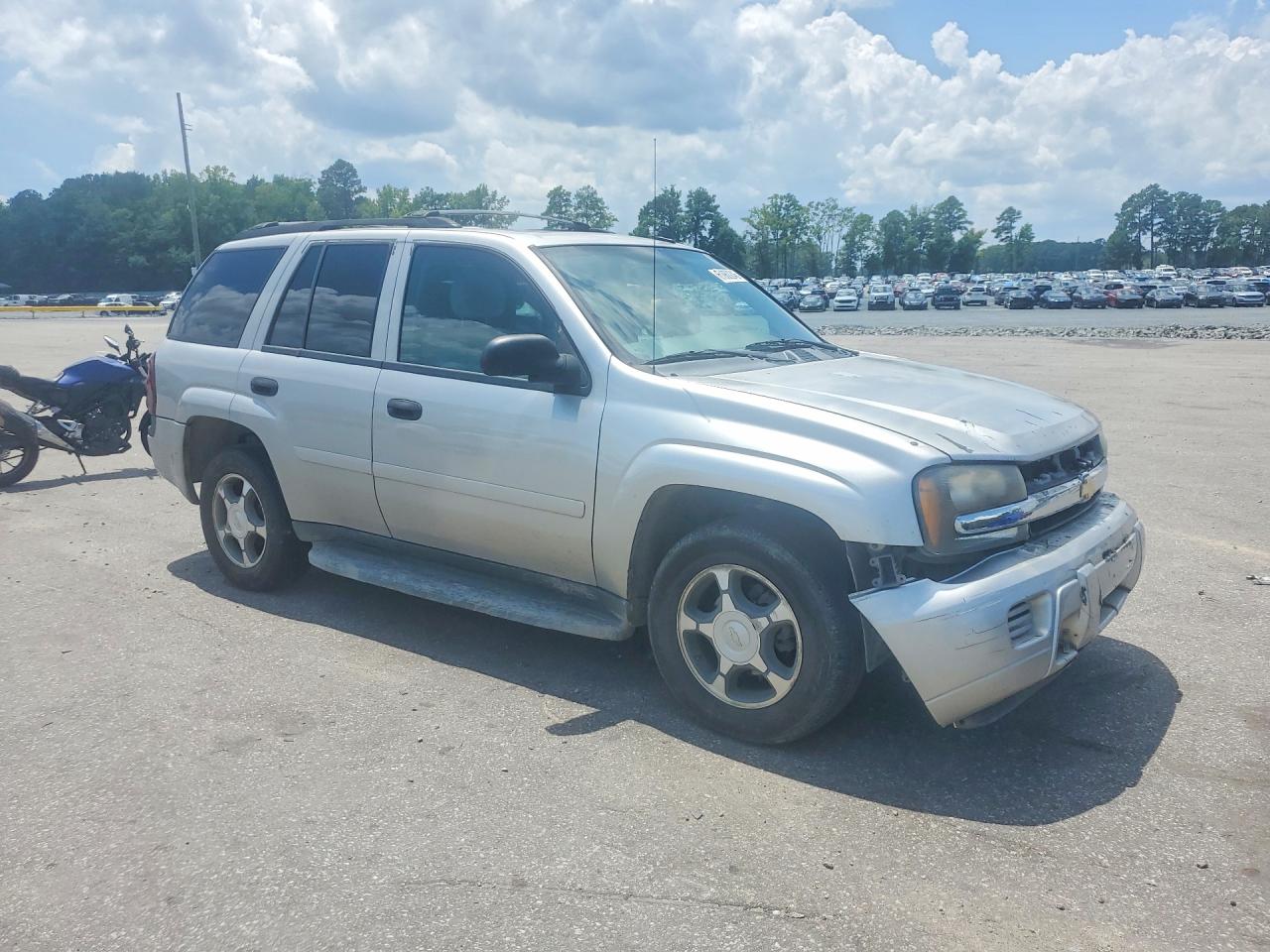 2007 Chevrolet Trailblazer Ls Silver vin: 1GNDT13S172164195