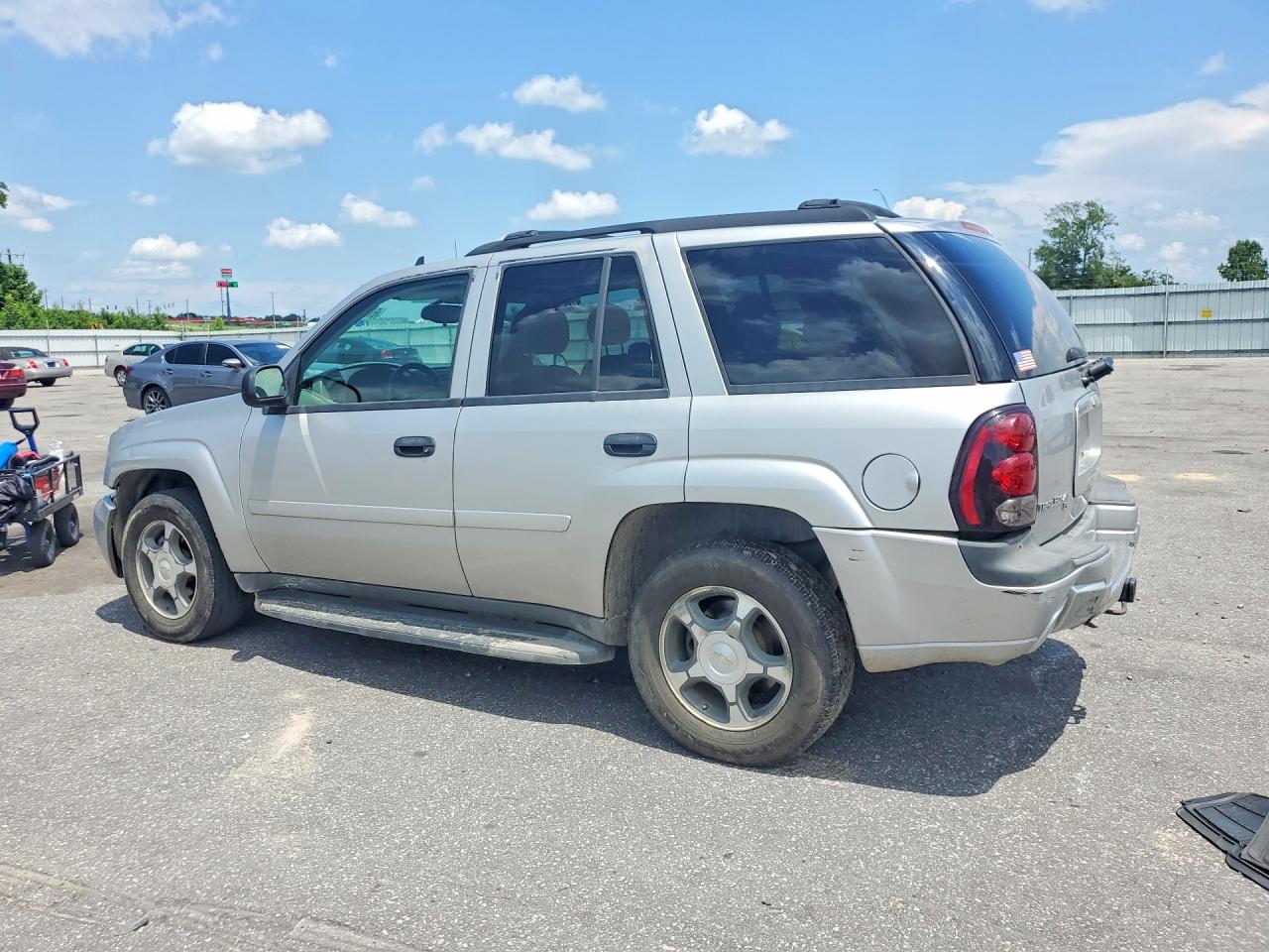 2007 Chevrolet Trailblazer Ls Silver vin: 1GNDT13S172164195