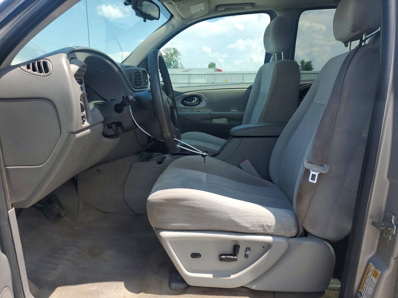 2007 Chevrolet Trailblazer Ls Silver vin: 1GNDT13S172164195