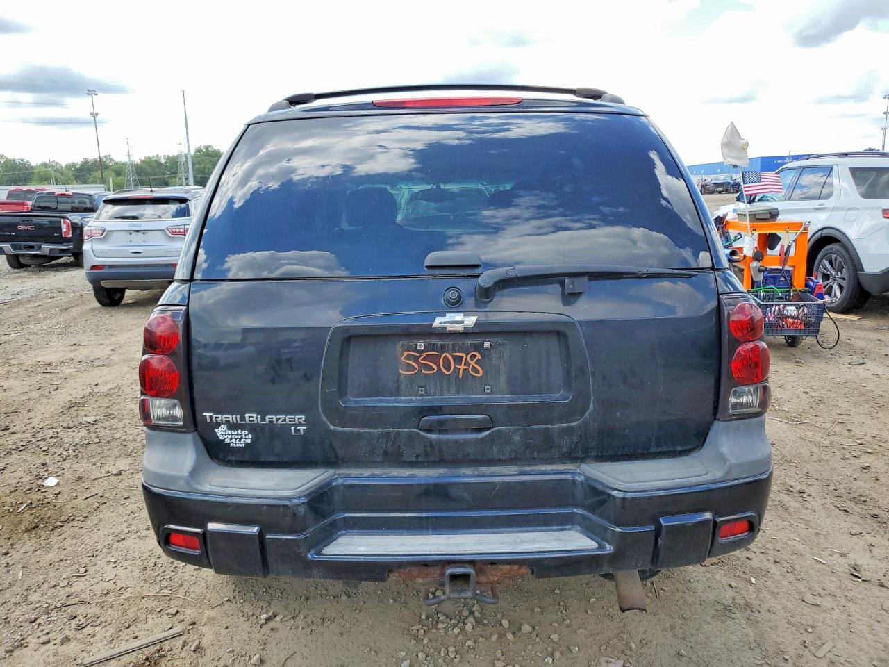2007 Chevrolet Trailblazer Ls Черный vin: 1GNDT13S172177612