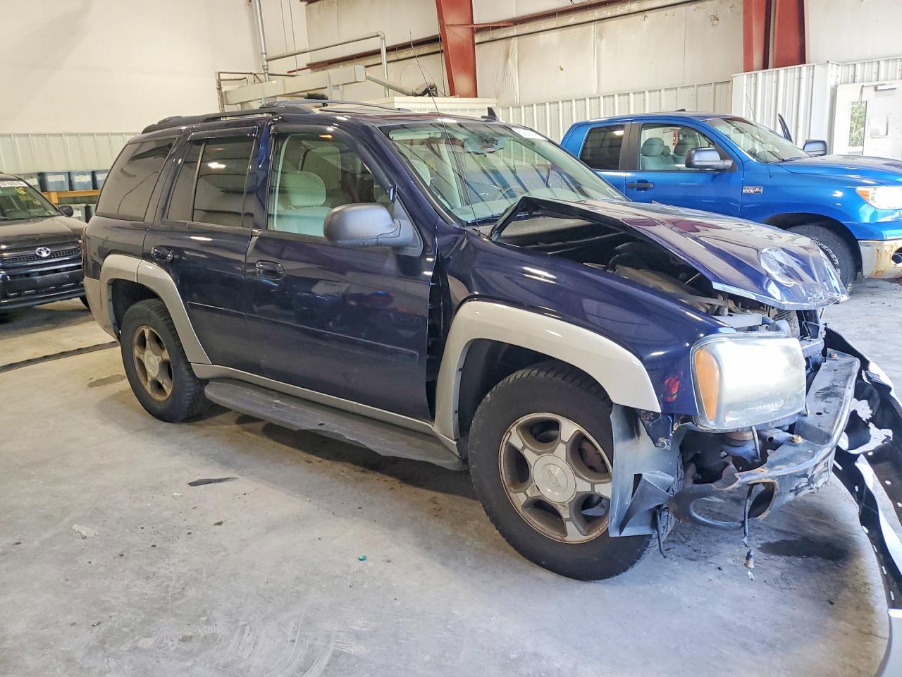 2008 Chevrolet Trailblazer Ls Синий vin: 1GNDT13S182100367