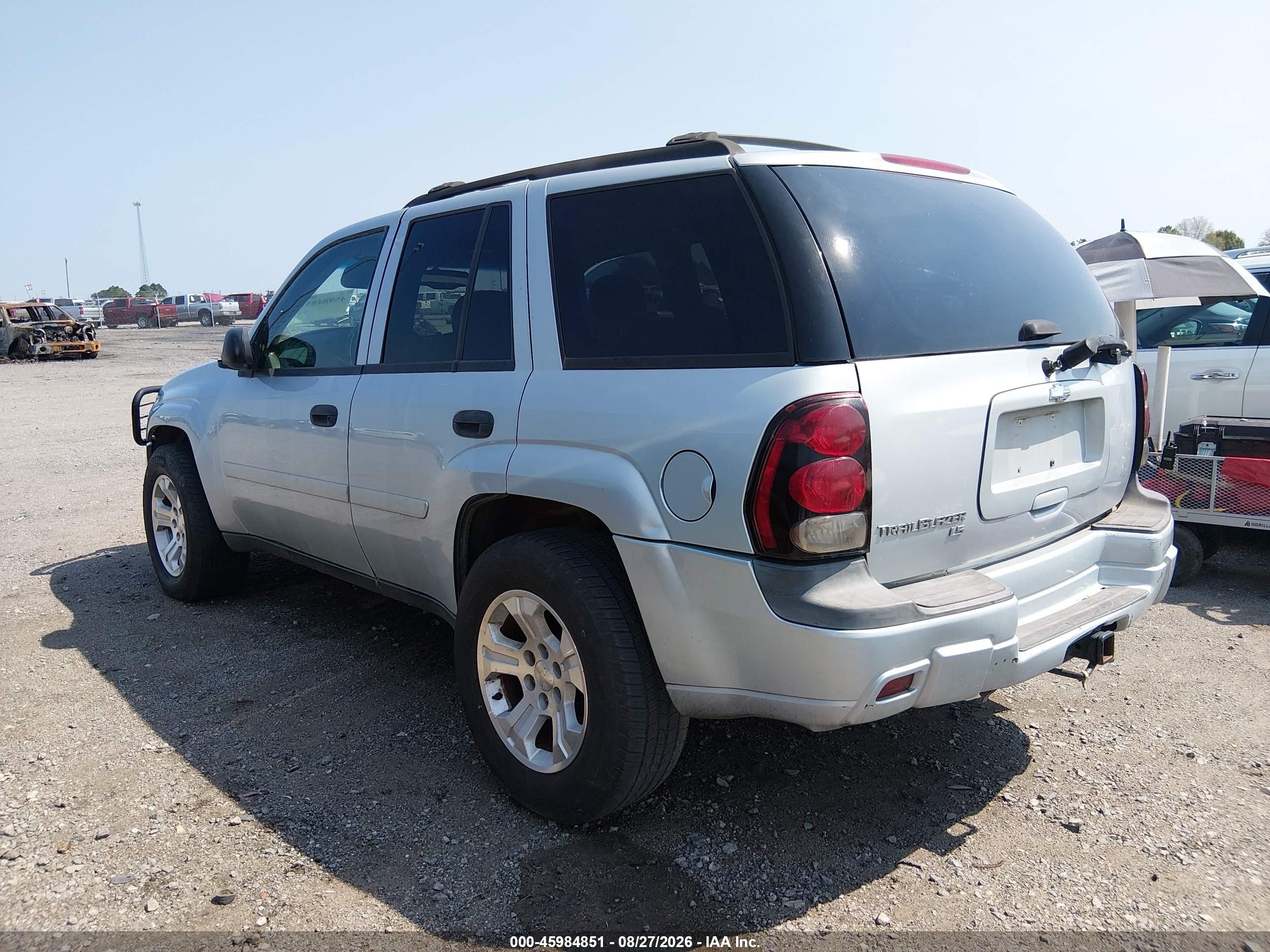 2008 Chevrolet Trailblazer Fleet Silver vin: 1GNDT13S182219438