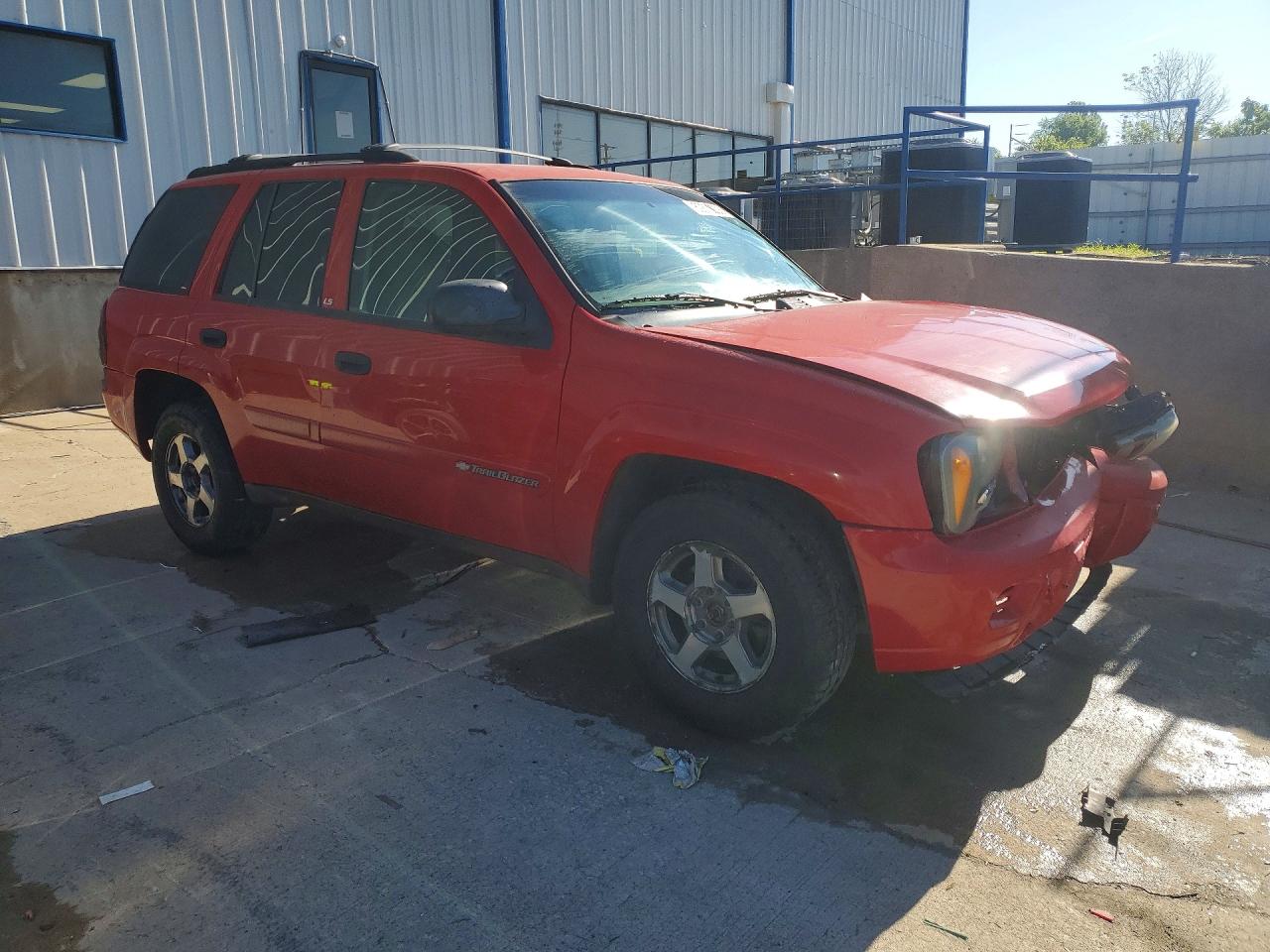 2002 Chevrolet Trailblazer Red vin: 1GNDT13S222456785