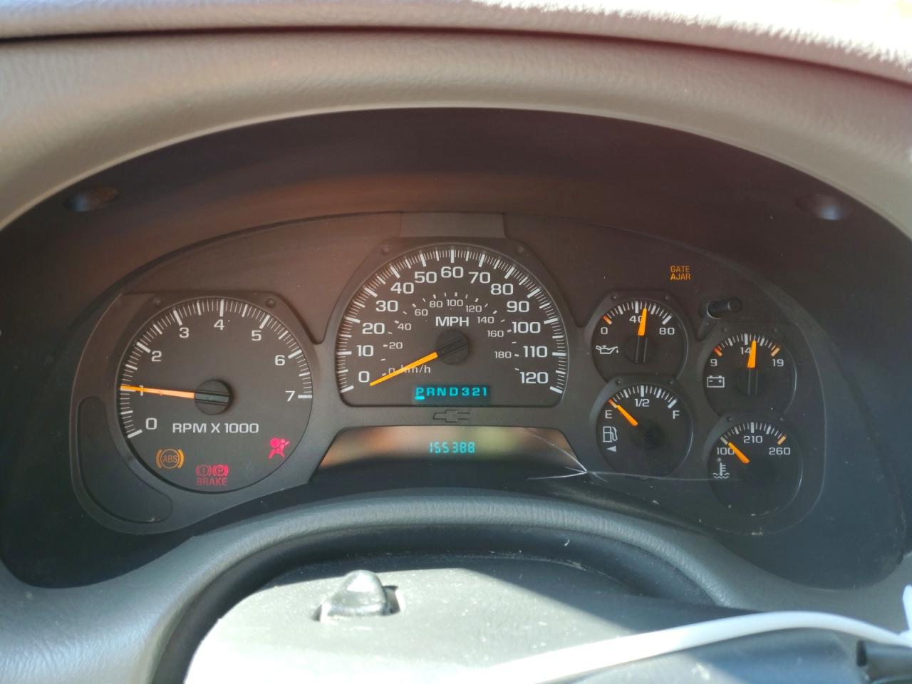 2002 Chevrolet Trailblazer Red vin: 1GNDT13S222456785