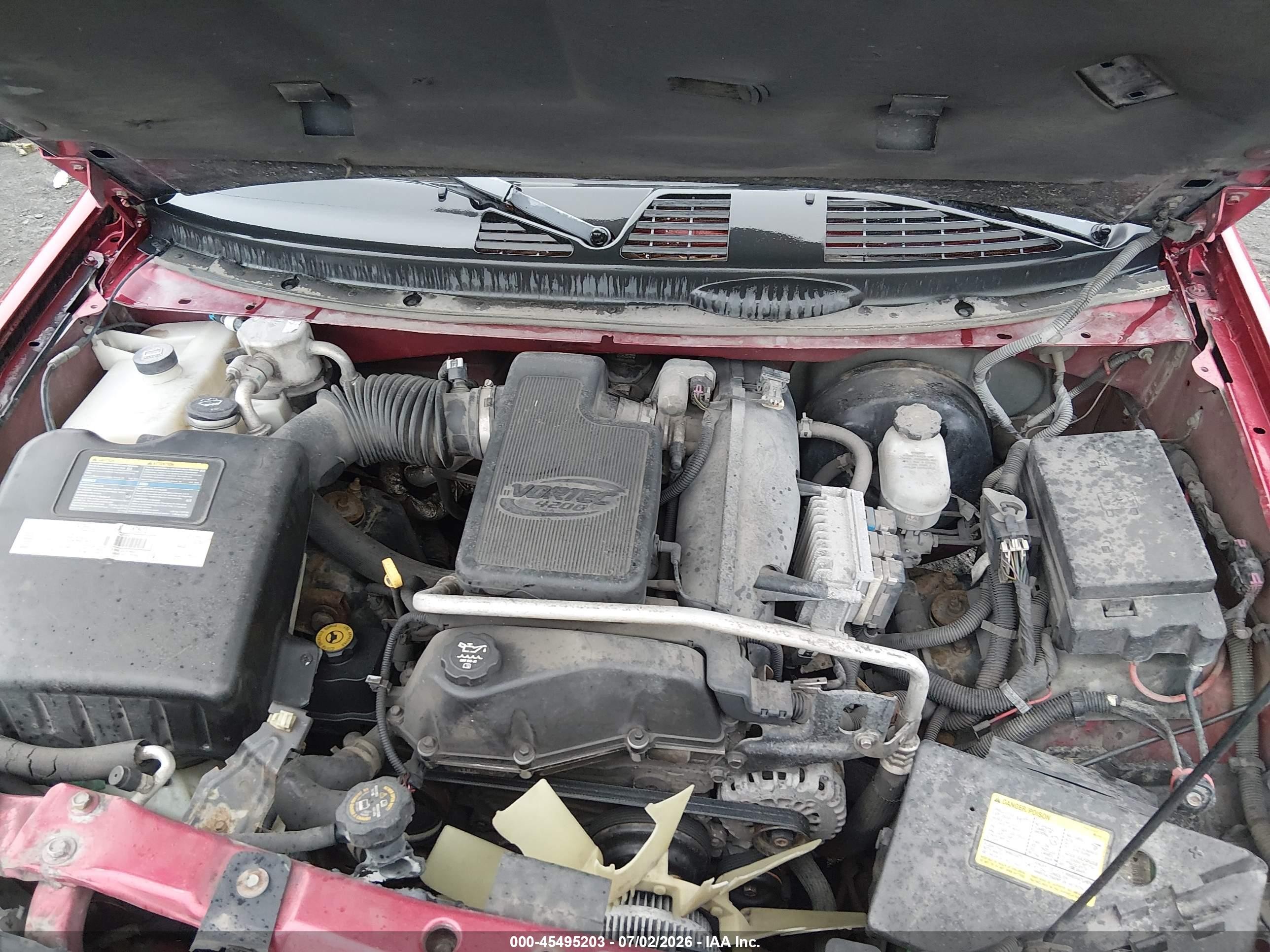 2003 Chevrolet Trailblazer Ltz Красный vin: 1GNDT13S232212927