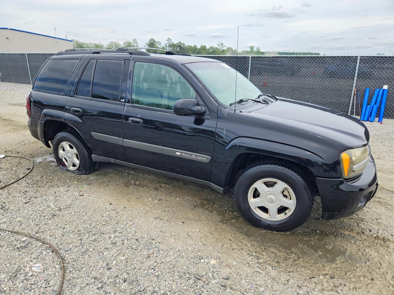 2003 Chevrolet Trailblazer Черный vin: 1GNDT13S232401657