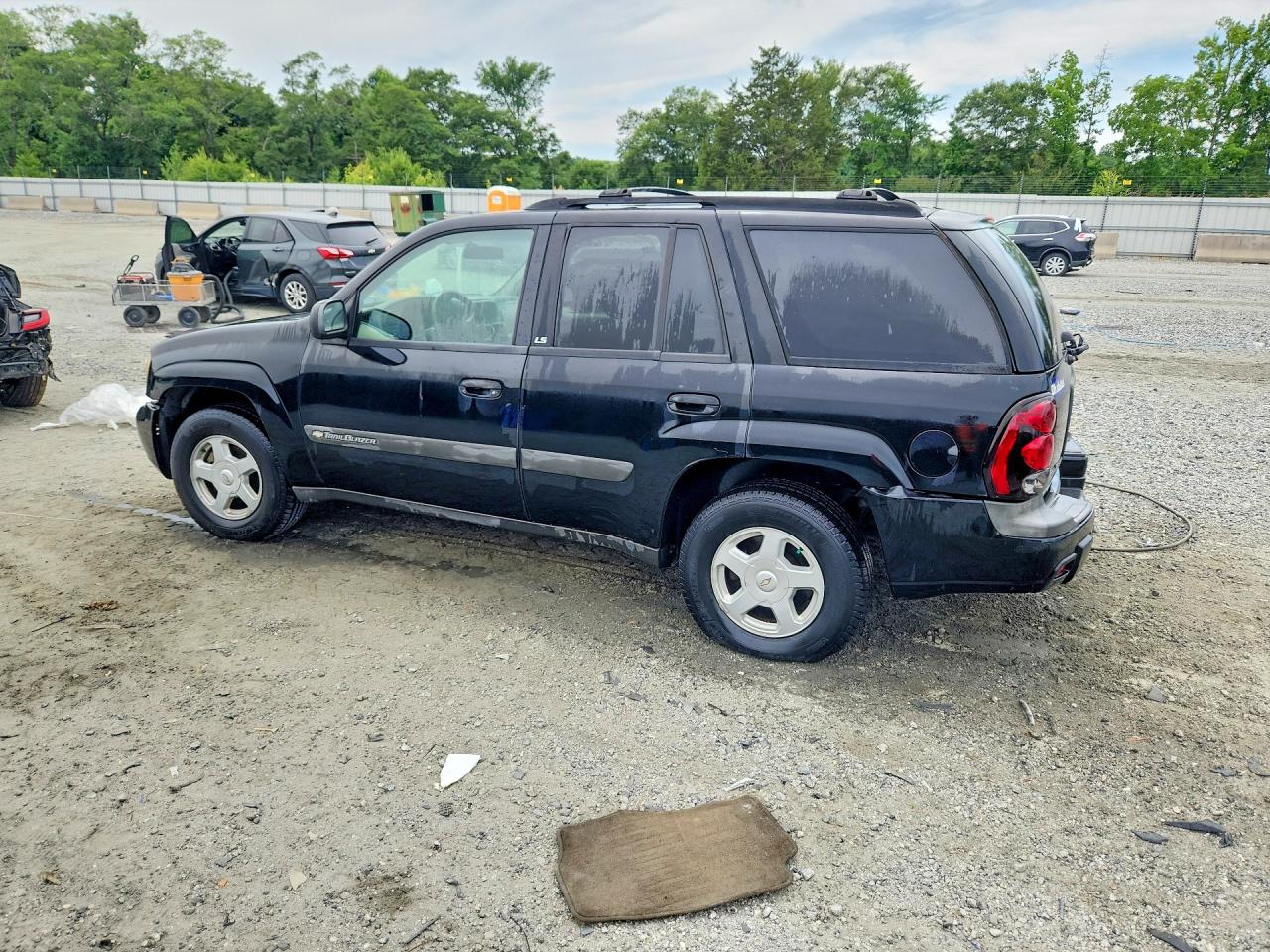 2003 Chevrolet Trailblazer Черный vin: 1GNDT13S232401657