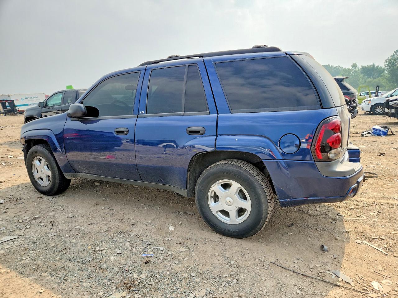 2003 Chevrolet Trailblazer Blue vin: 1GNDT13S232407684
