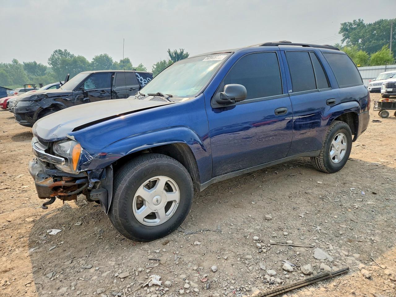 2003 Chevrolet Trailblazer Blue vin: 1GNDT13S232407684