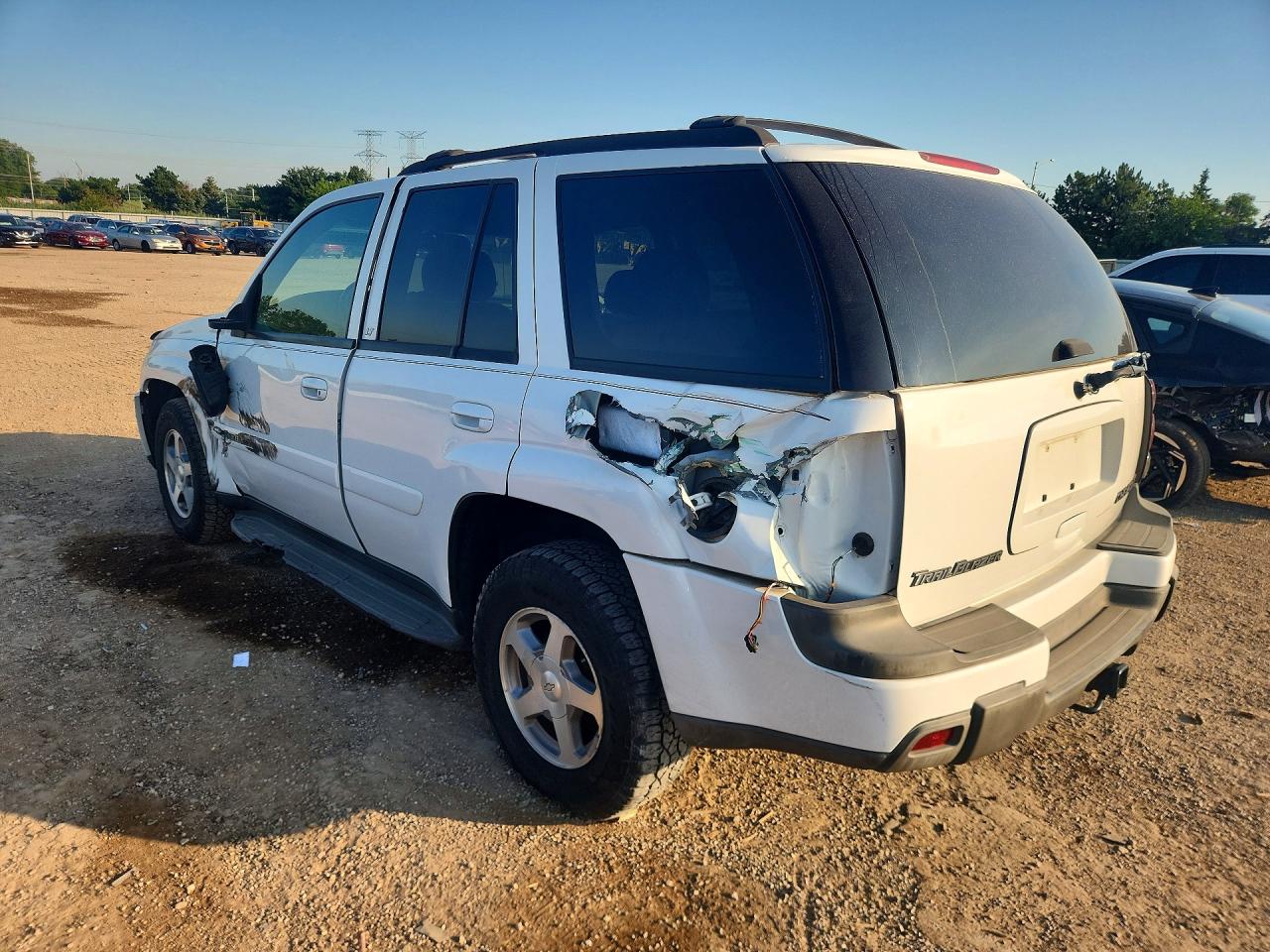 2004 Chevrolet Trailblazer Ls White vin: 1GNDT13S242103899