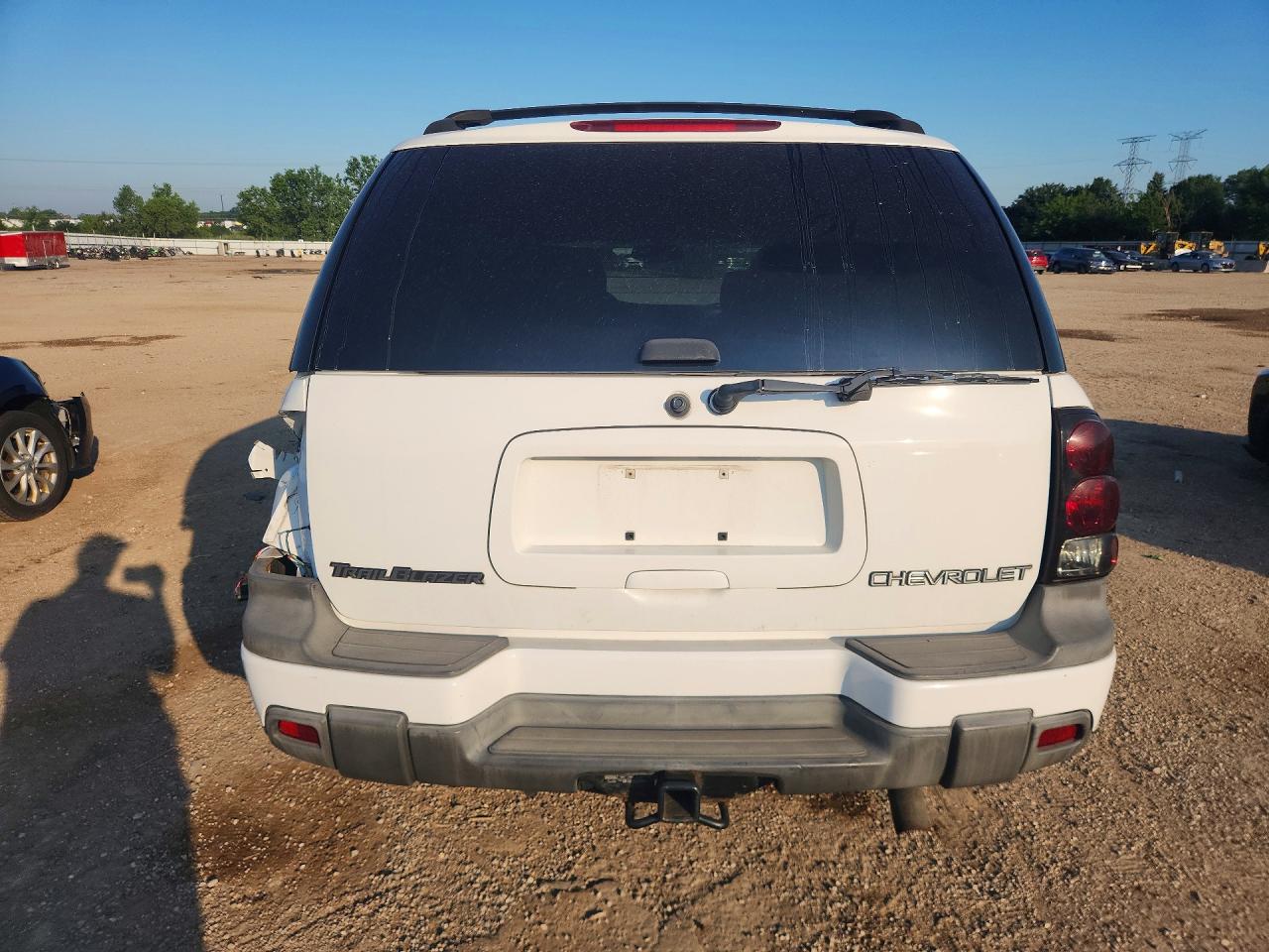 2004 Chevrolet Trailblazer Ls White vin: 1GNDT13S242103899