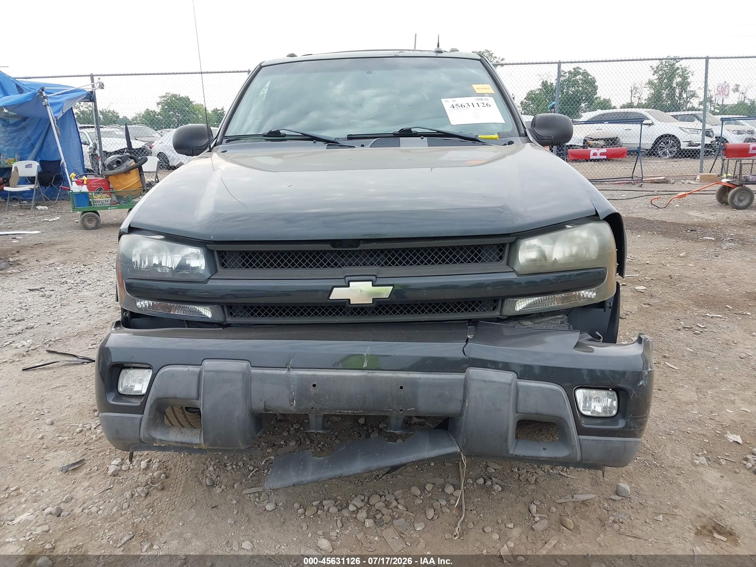 2004 Chevrolet Trailblazer Lt Gray vin: 1GNDT13S242107791