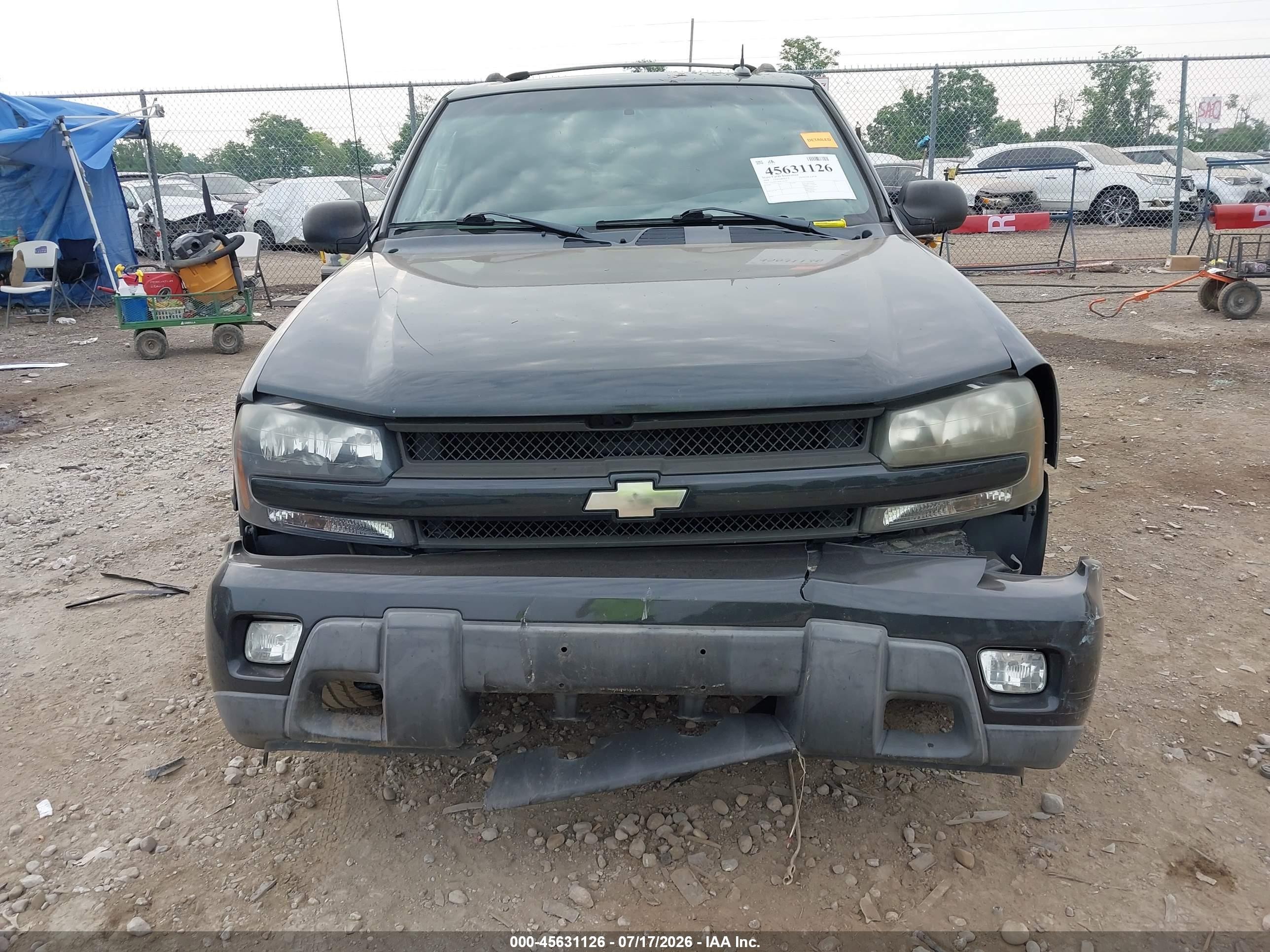 2004 Chevrolet Trailblazer Lt Gray vin: 1GNDT13S242107791