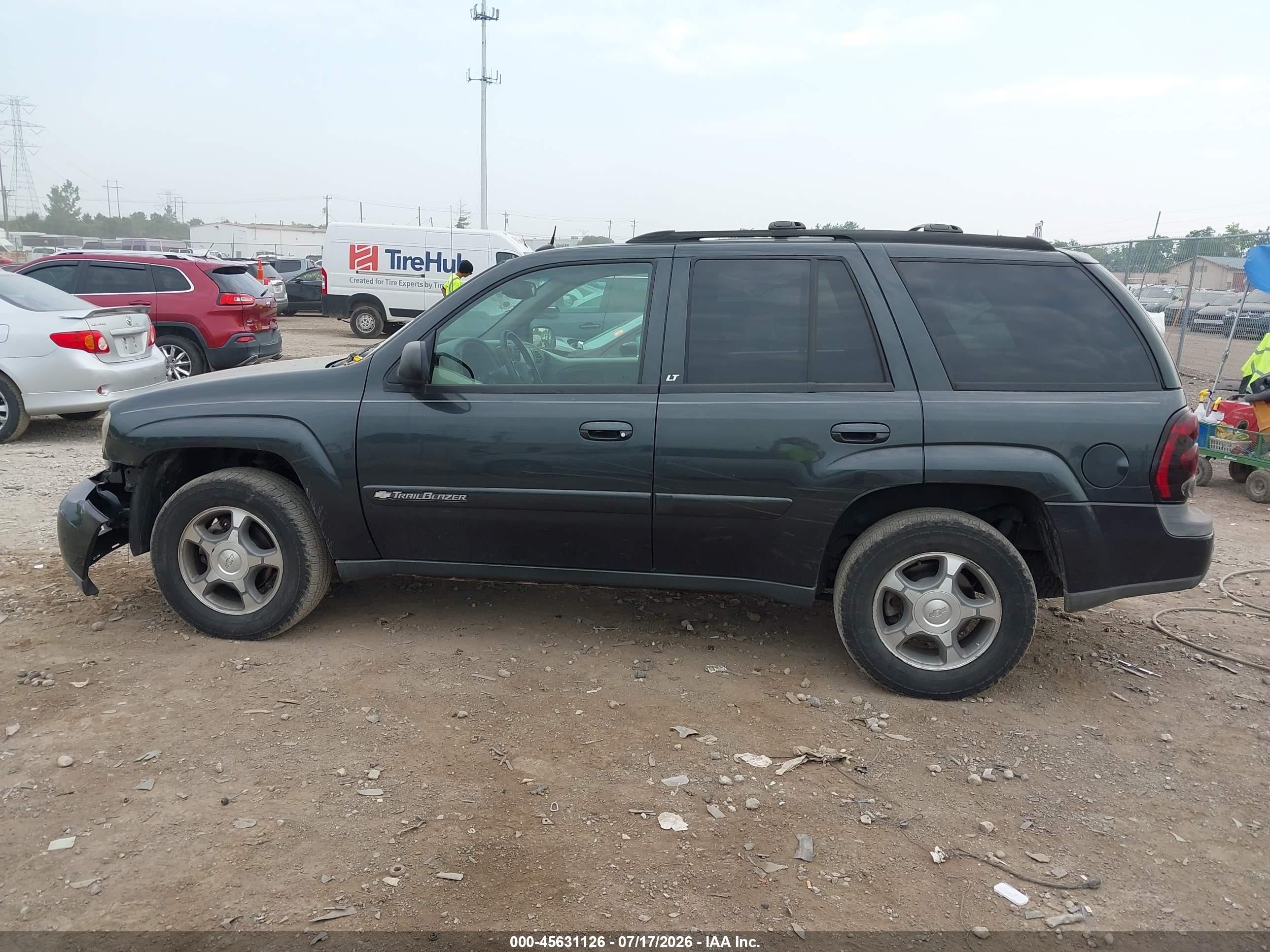 2004 Chevrolet Trailblazer Lt Gray vin: 1GNDT13S242107791
