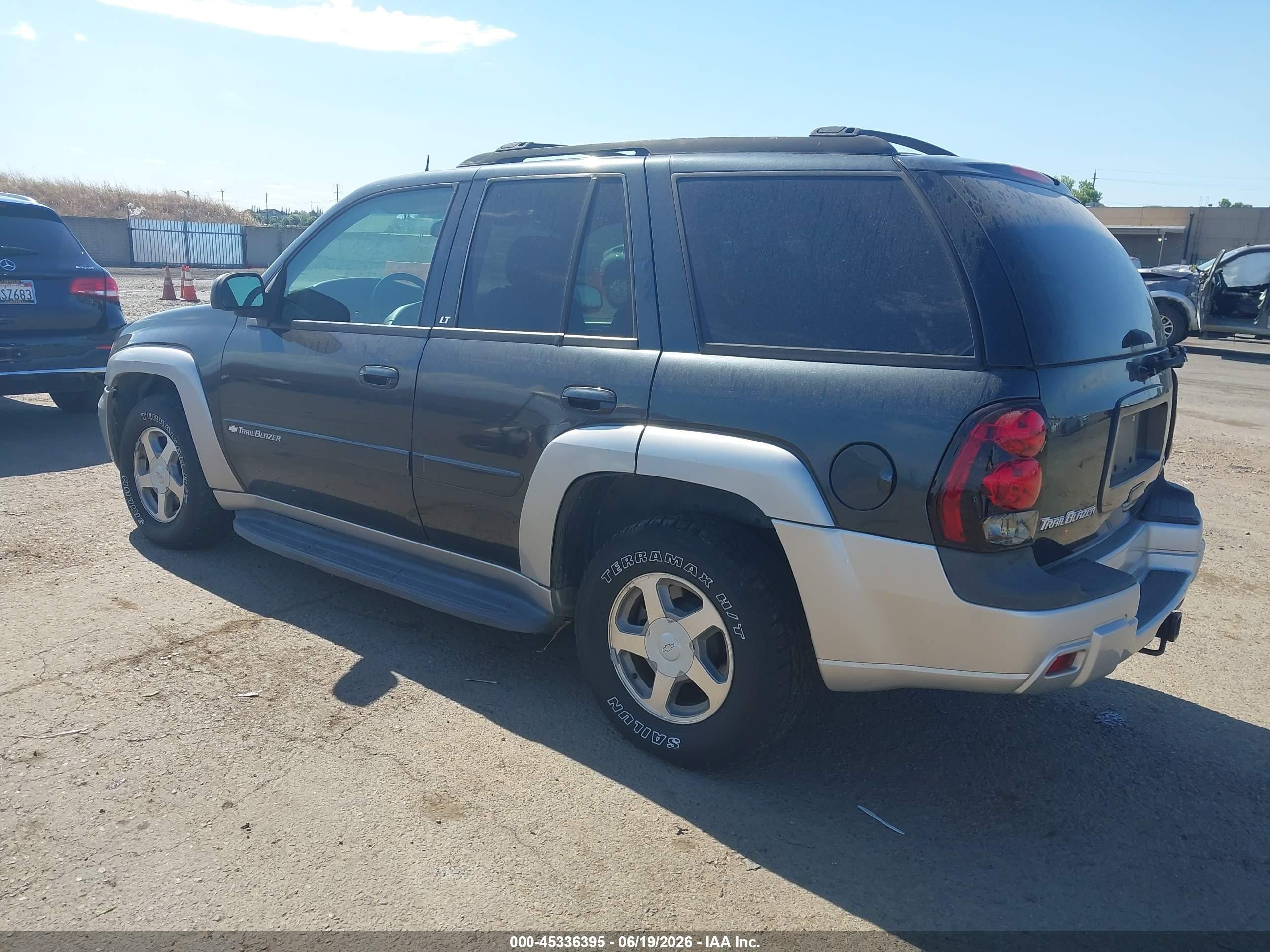 2004 Chevrolet Trailblazer Lt Dark Blue vin: 1GNDT13S242268321