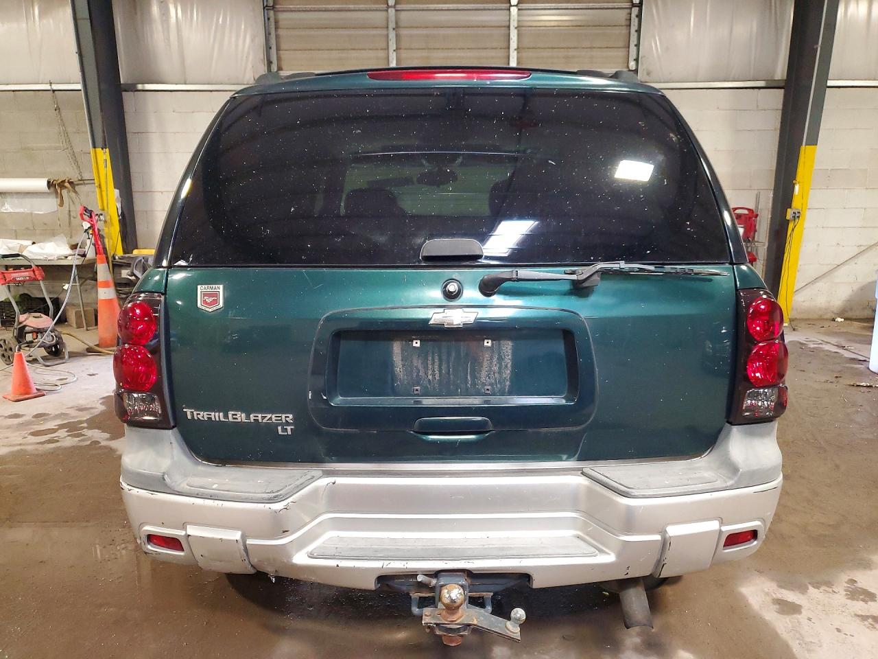 2005 Chevrolet Trailblazer Ls Green vin: 1GNDT13S252193928